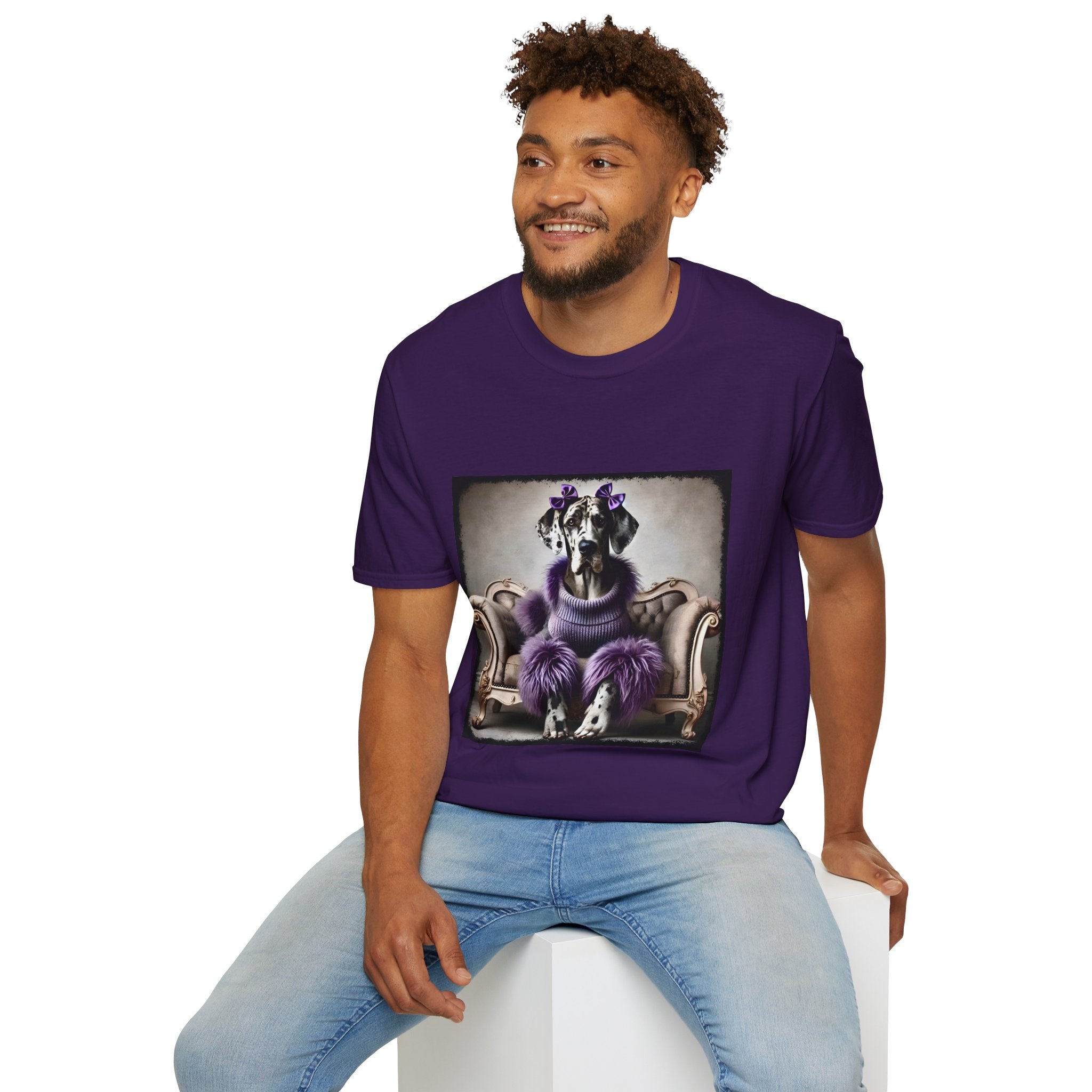 Great Dane Tall Glam | Unisex Dog T-Shirt