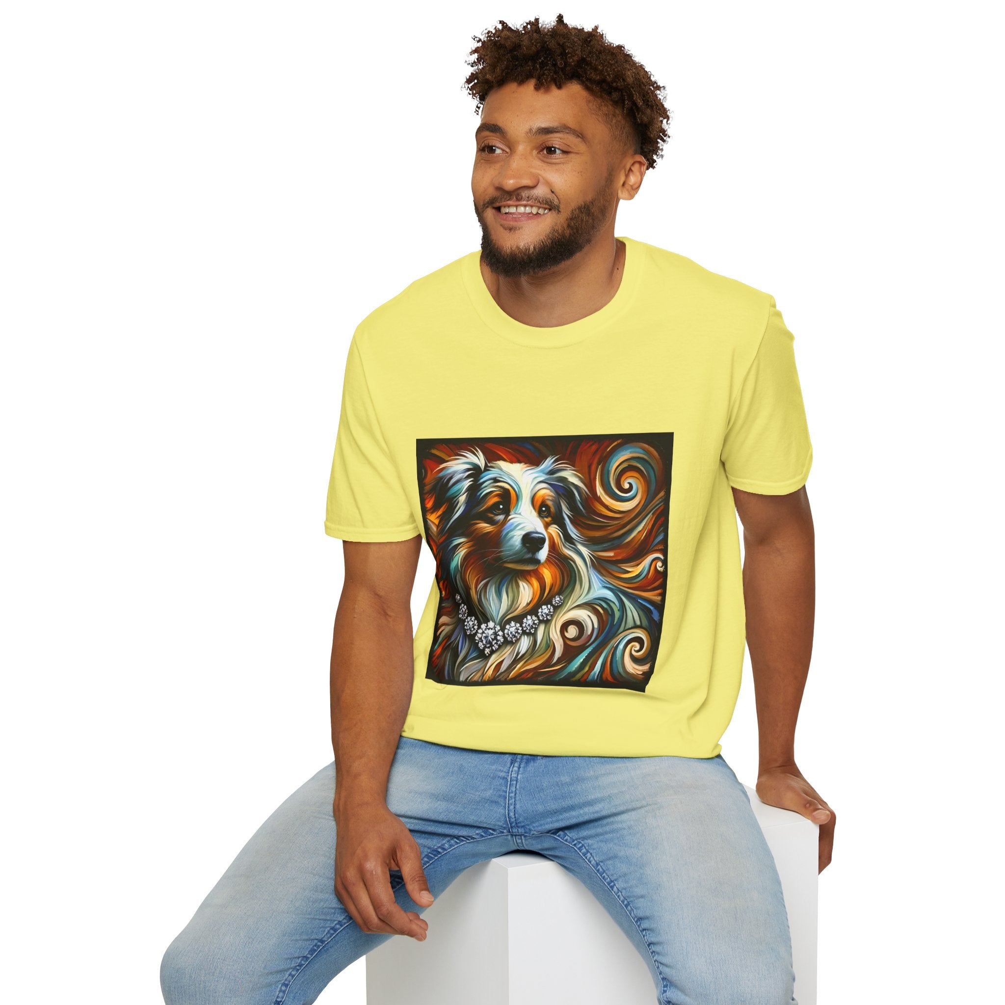 Australian Shepherd Diamond Swirl | Unisex Dog T-Shirt