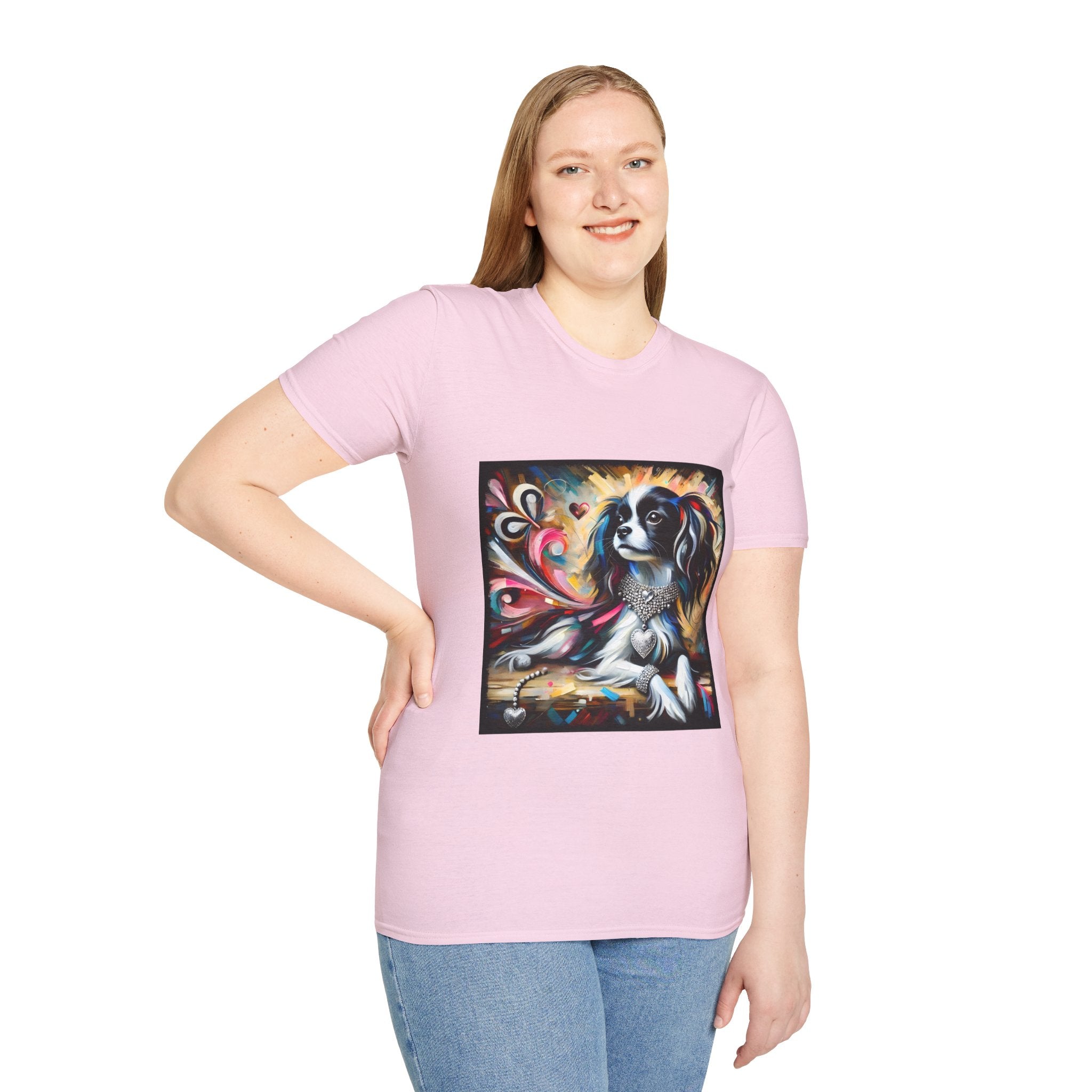 Cavalier King Charles Spaniel Diamond Heart Classic | Unisex Dog T-Shirt