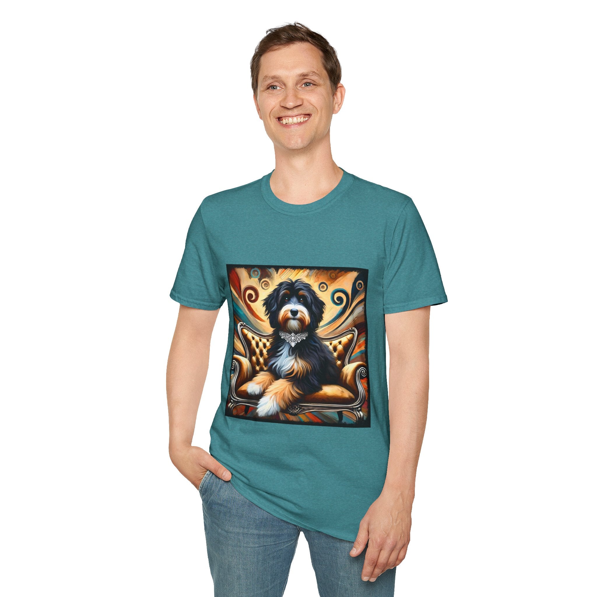 Bernedoodle Diamond Swirl | Unisex Dog T-Shirt