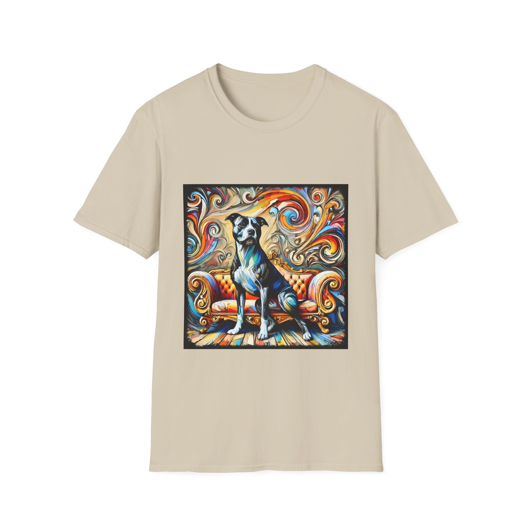 American Pit Bull Terrier Shirt | Kaleidoscopic Swirl Dog Lover Tee