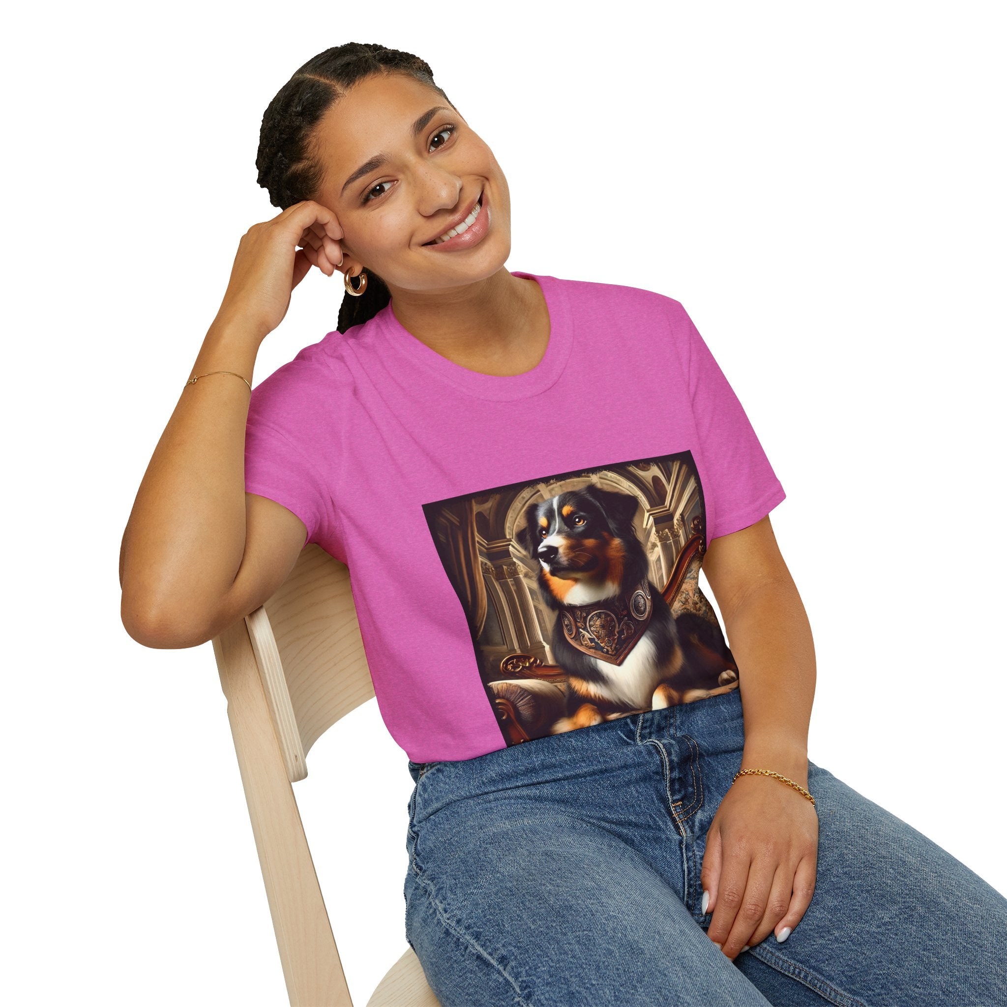 Australian Shepherd Posh Prince | Unisex Dog T-Shirt