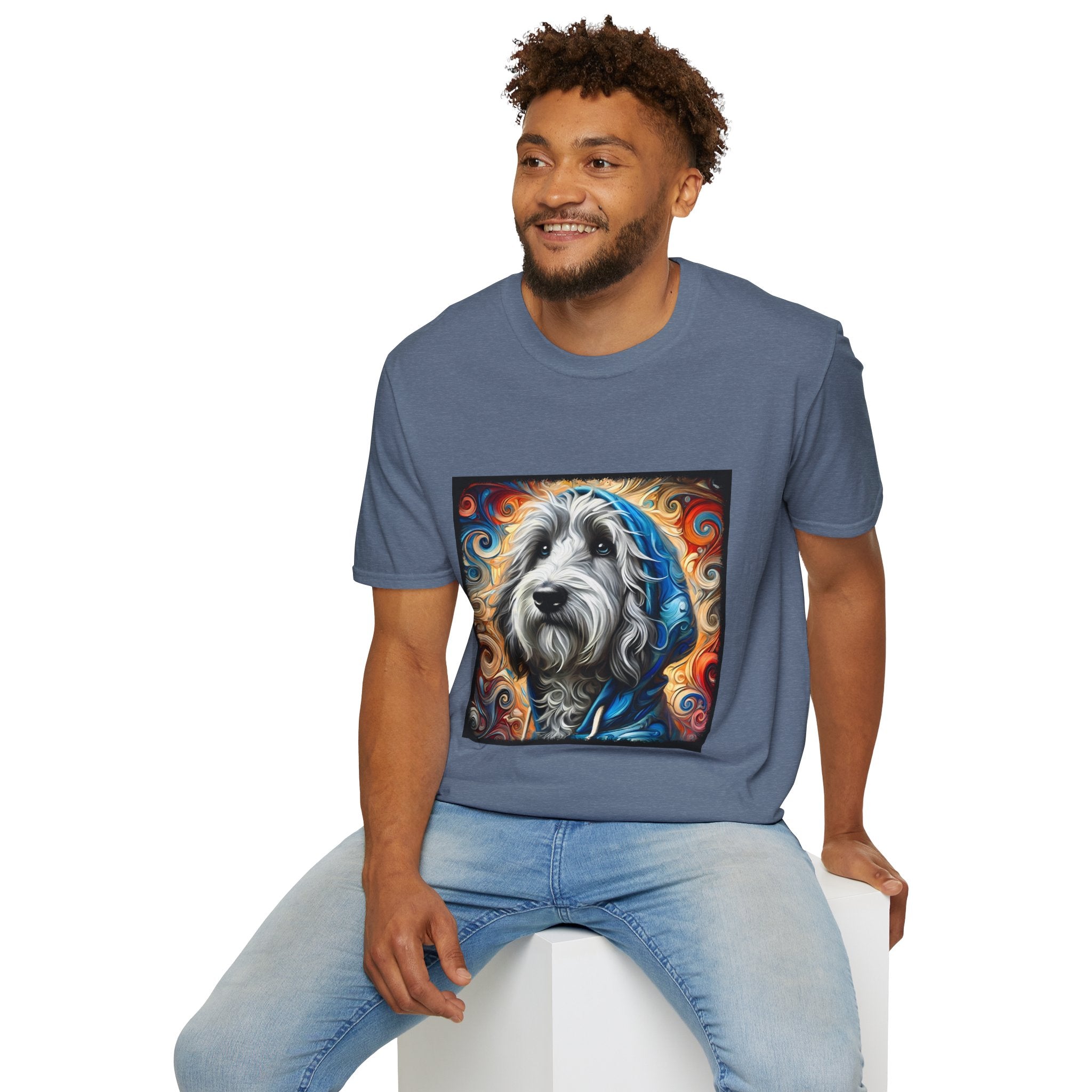 Sheepadoodle Urban Swirl | Unisex Dog T-Shirt