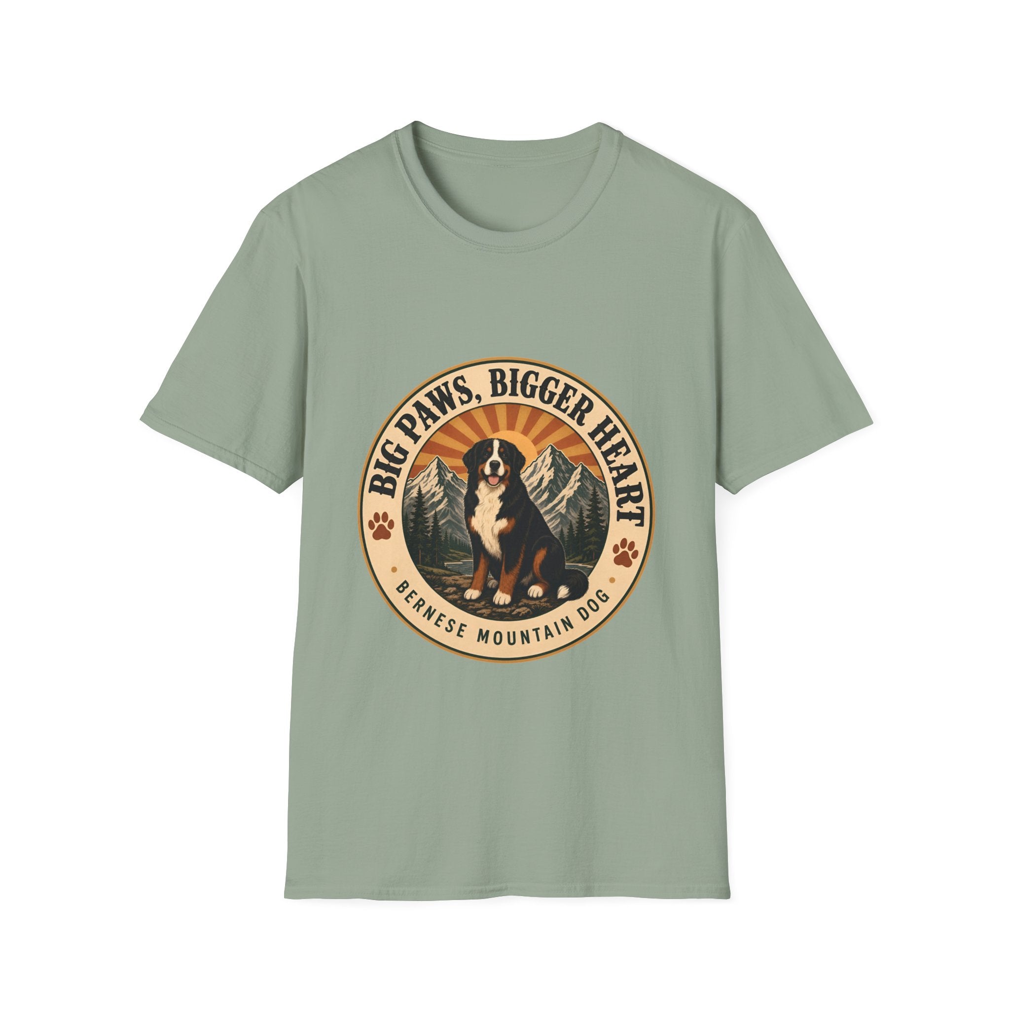 Bernese Mountain Dog Shirt | Big Paws Dog Lover Tee