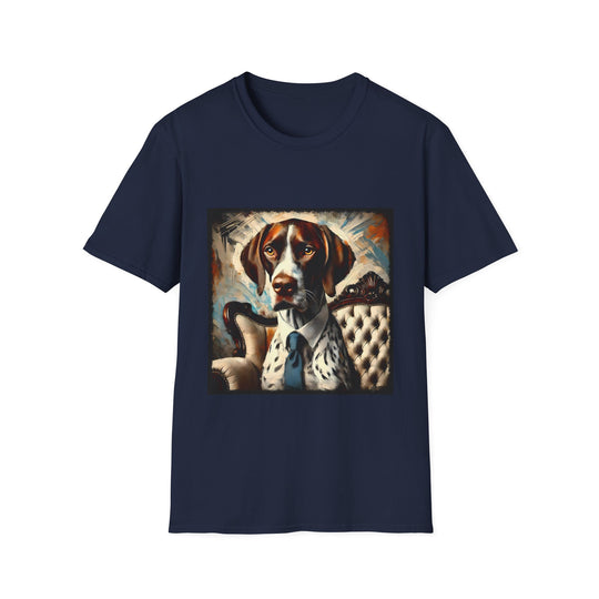 German Shorthaired Pointer Beautiful Boy design dog lover unisex t-shirt in navy