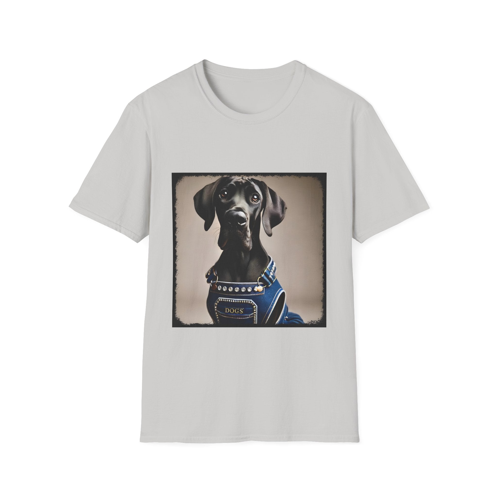 Great Dane Denim Dog | Unisex Dog T-Shirt