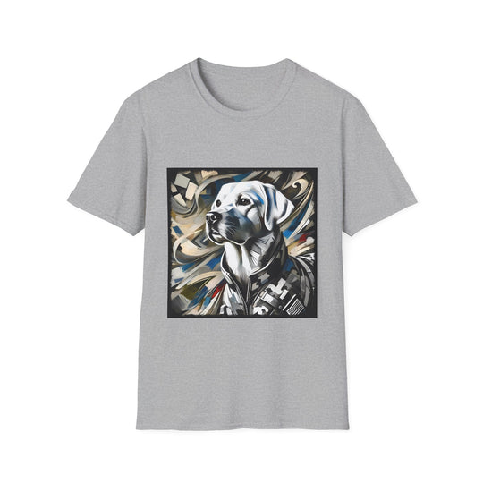 Labrador Retriever Bold Armor Classic design dog lover unisex t-shirt in sport grey