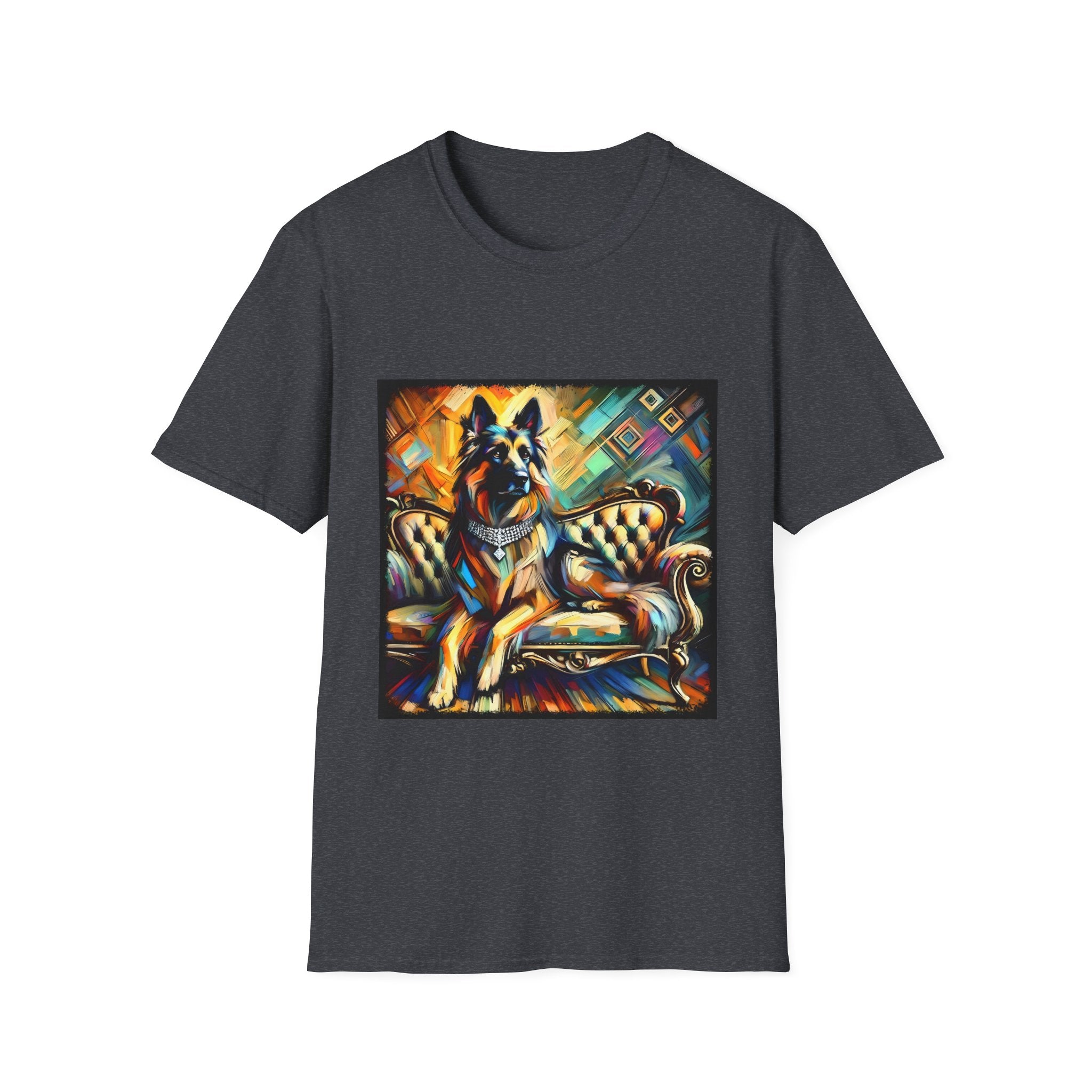 German Shepherd Diamond Multicolor Classic | Unisex Dog T-Shirt