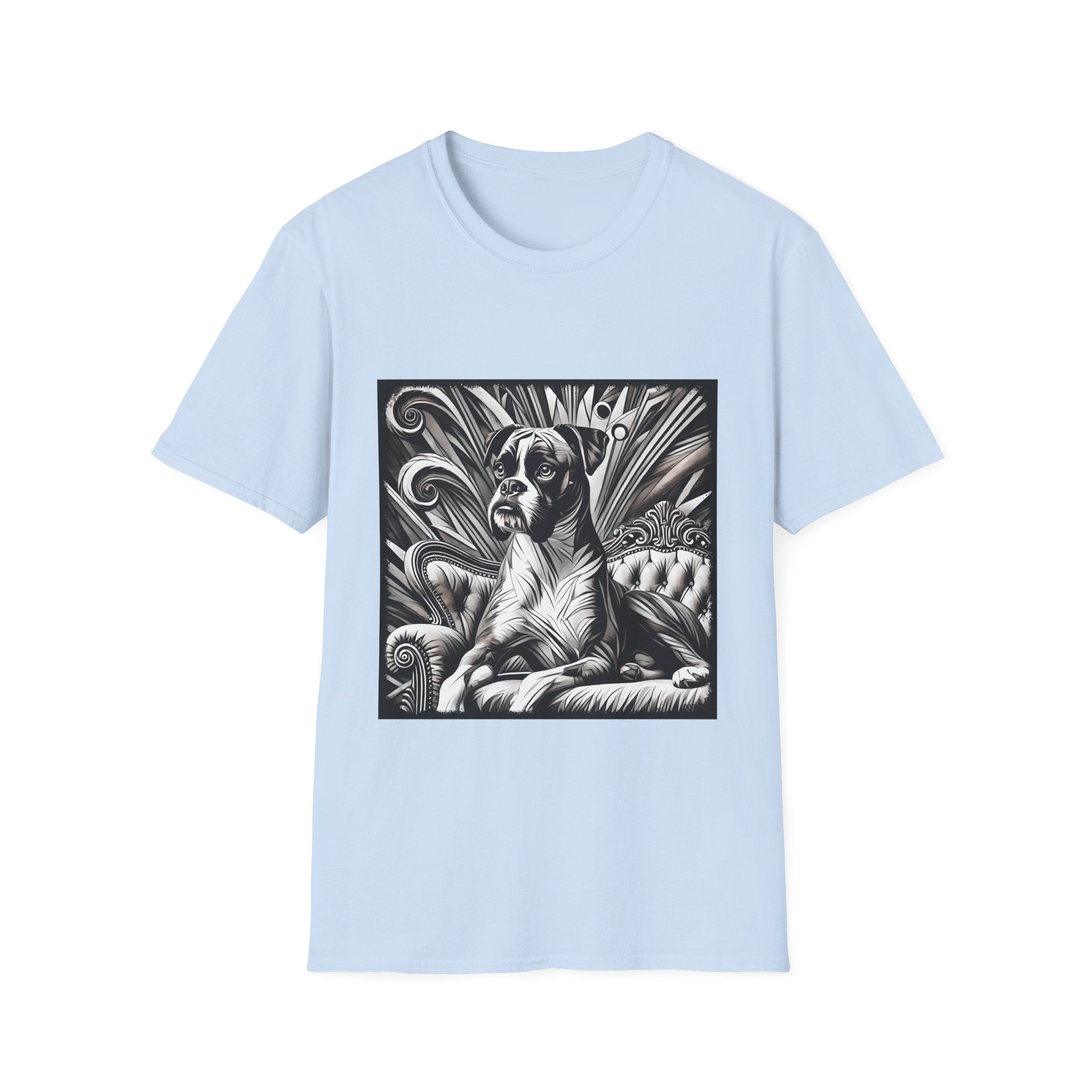 Boxer B&W Bold | Unisex Dog T-Shirt