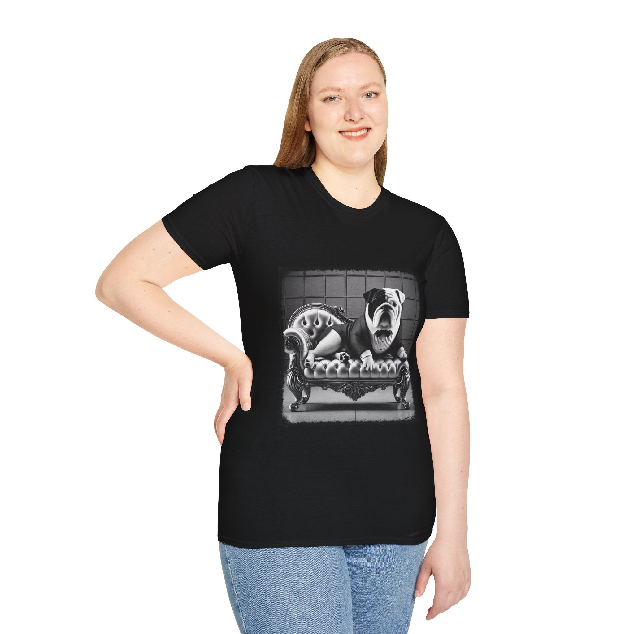 Bulldog Shirt | B&W Boss Dog Lover Tee