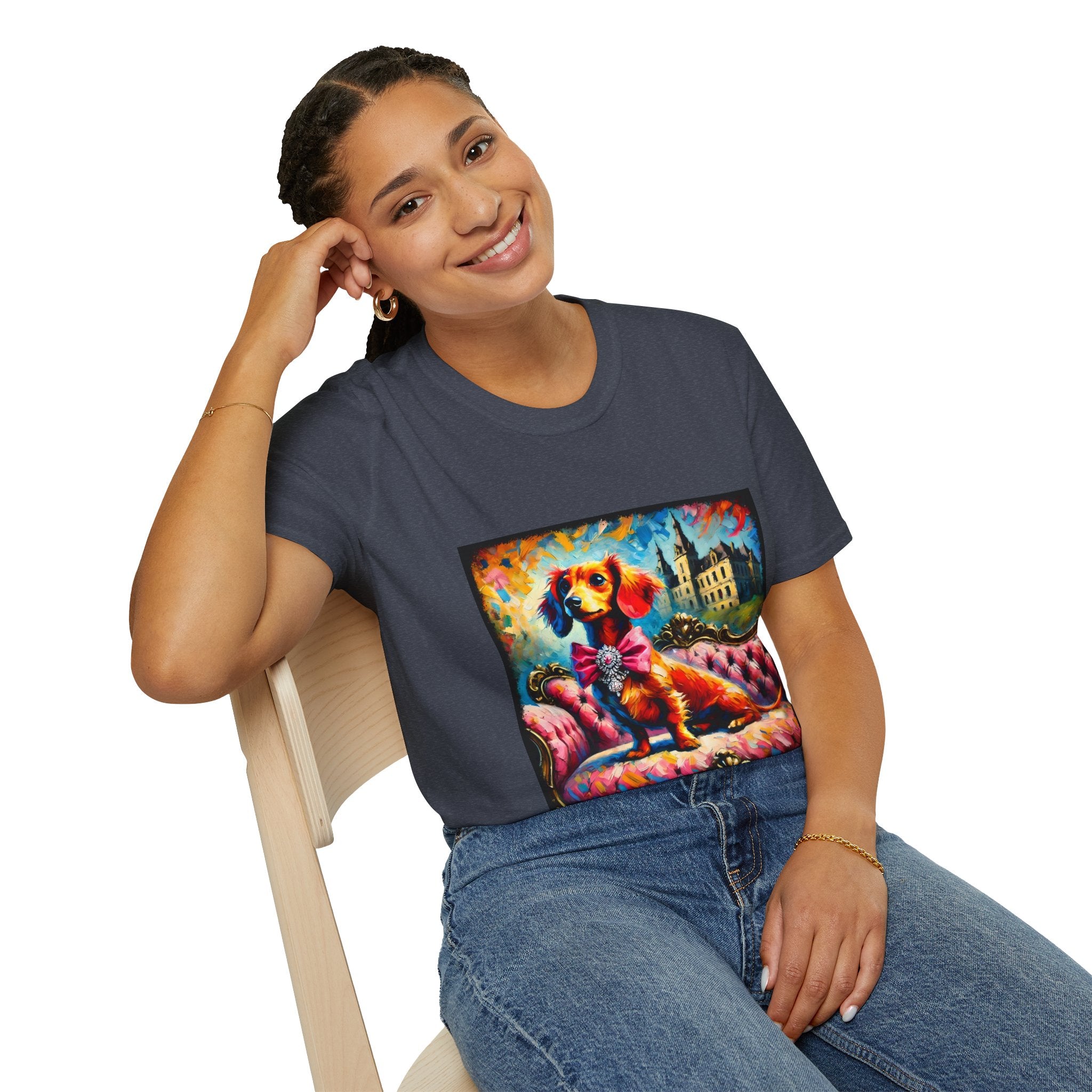 Dachshund Diamond Princess Classic | Unisex Dog T-Shirt