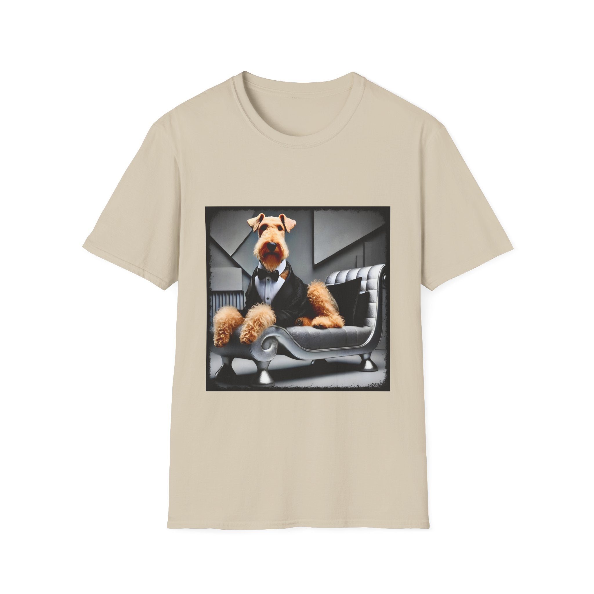 Airedale Terrier Shirt | Tux Luxe Dog Lover Tee