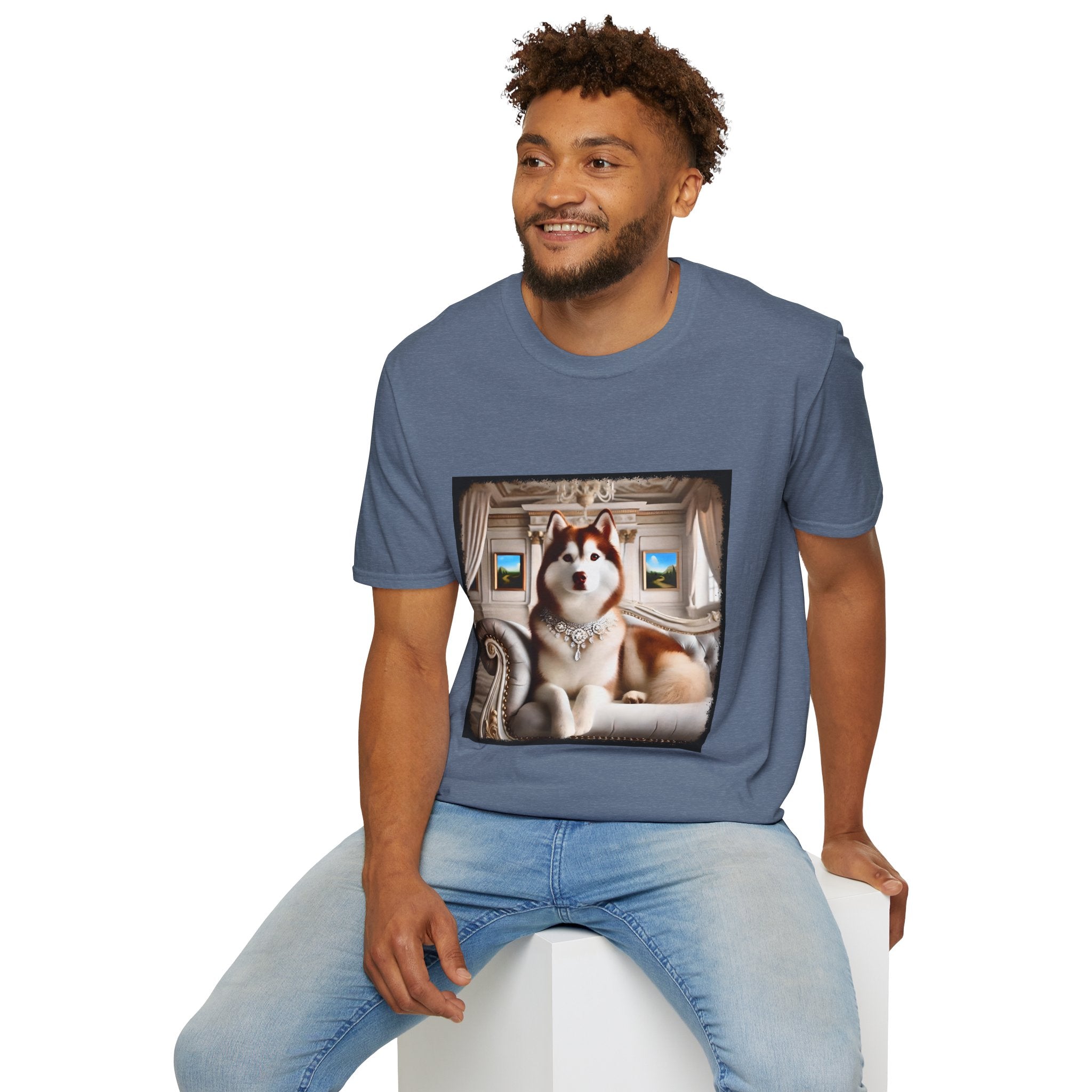 Siberian Husky Red Princess | Unisex Dog T-Shirt