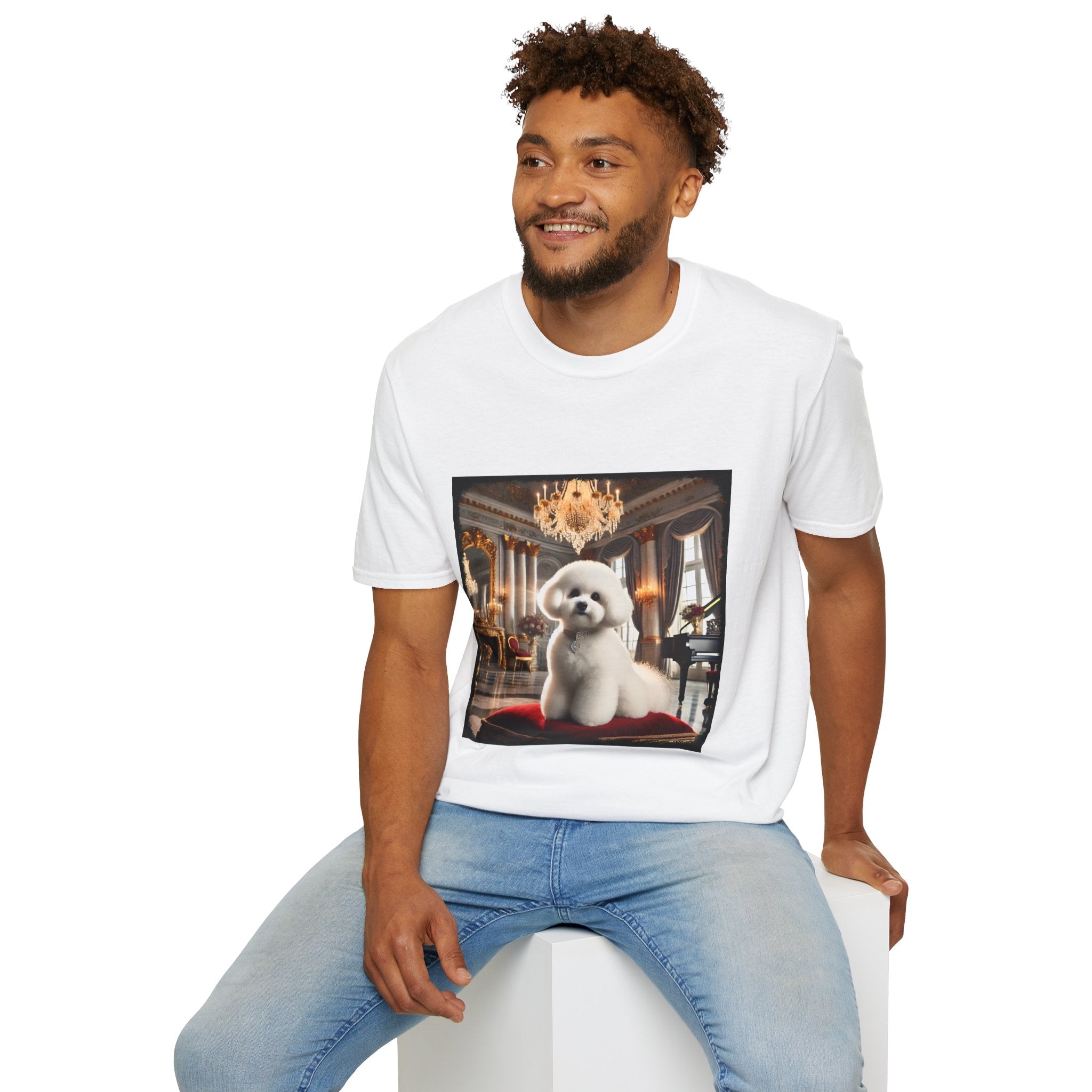 Bichon Frise Billionaire Bark | Unisex Dog T-Shirt