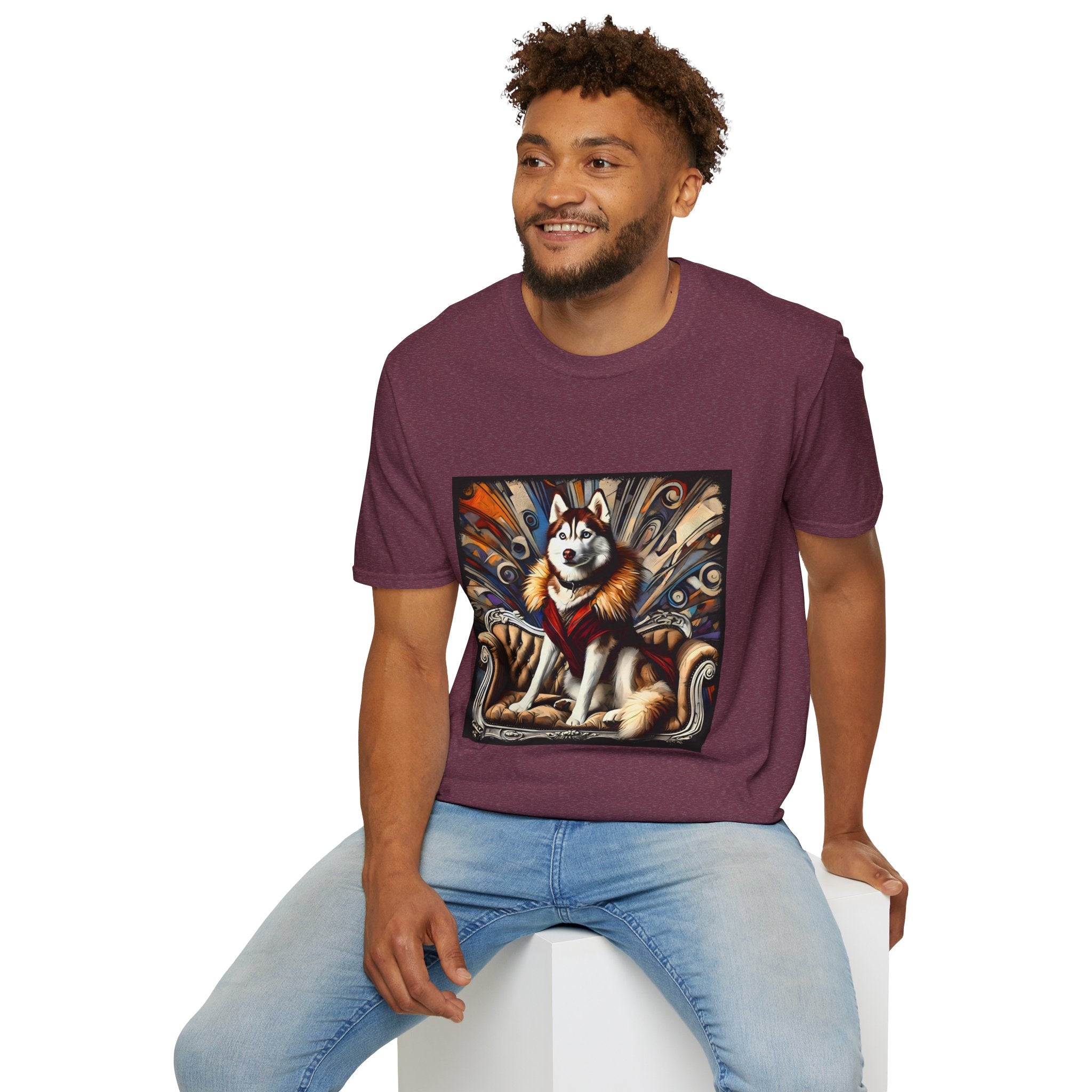 Siberian Husky Bold Rebel | Unisex Dog T-Shirt