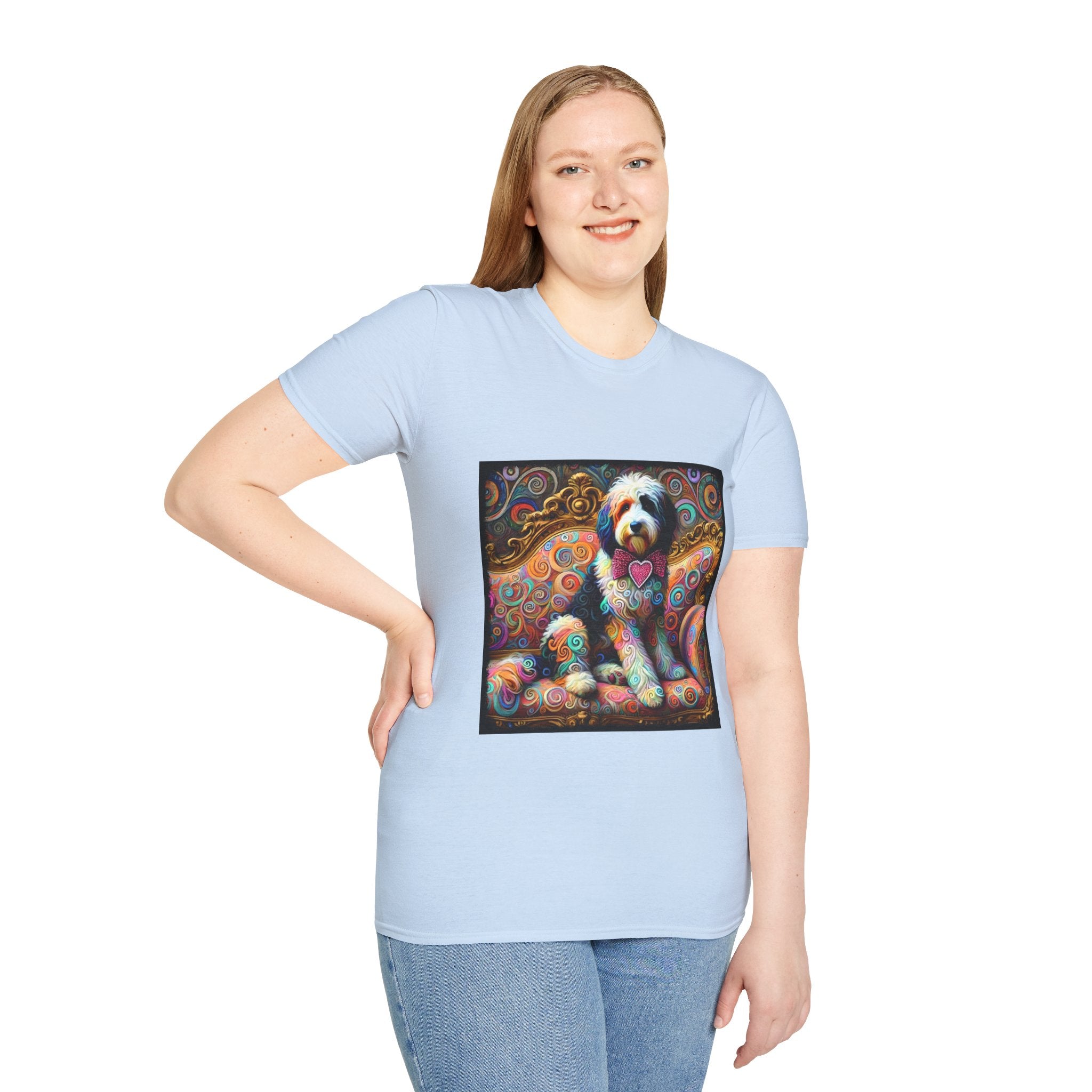 Bernedoodle Love Swirl | Unisex Dog T-Shirt