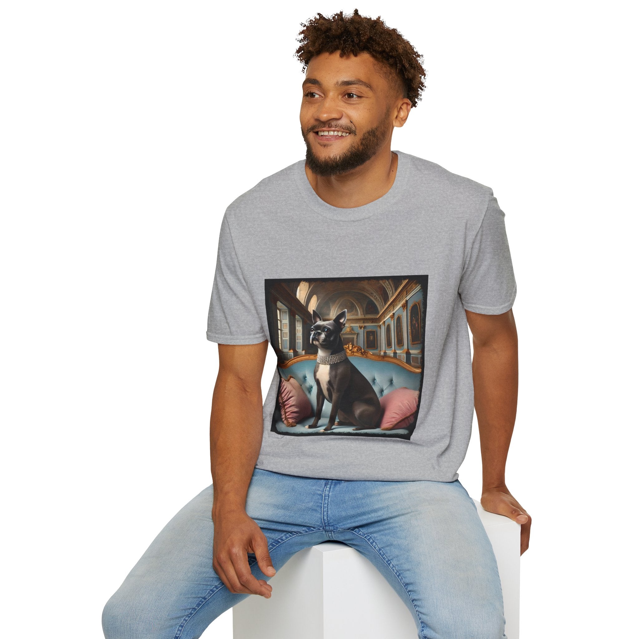 Boston Terrier Blue Baroness | Unisex Dog T-Shirt