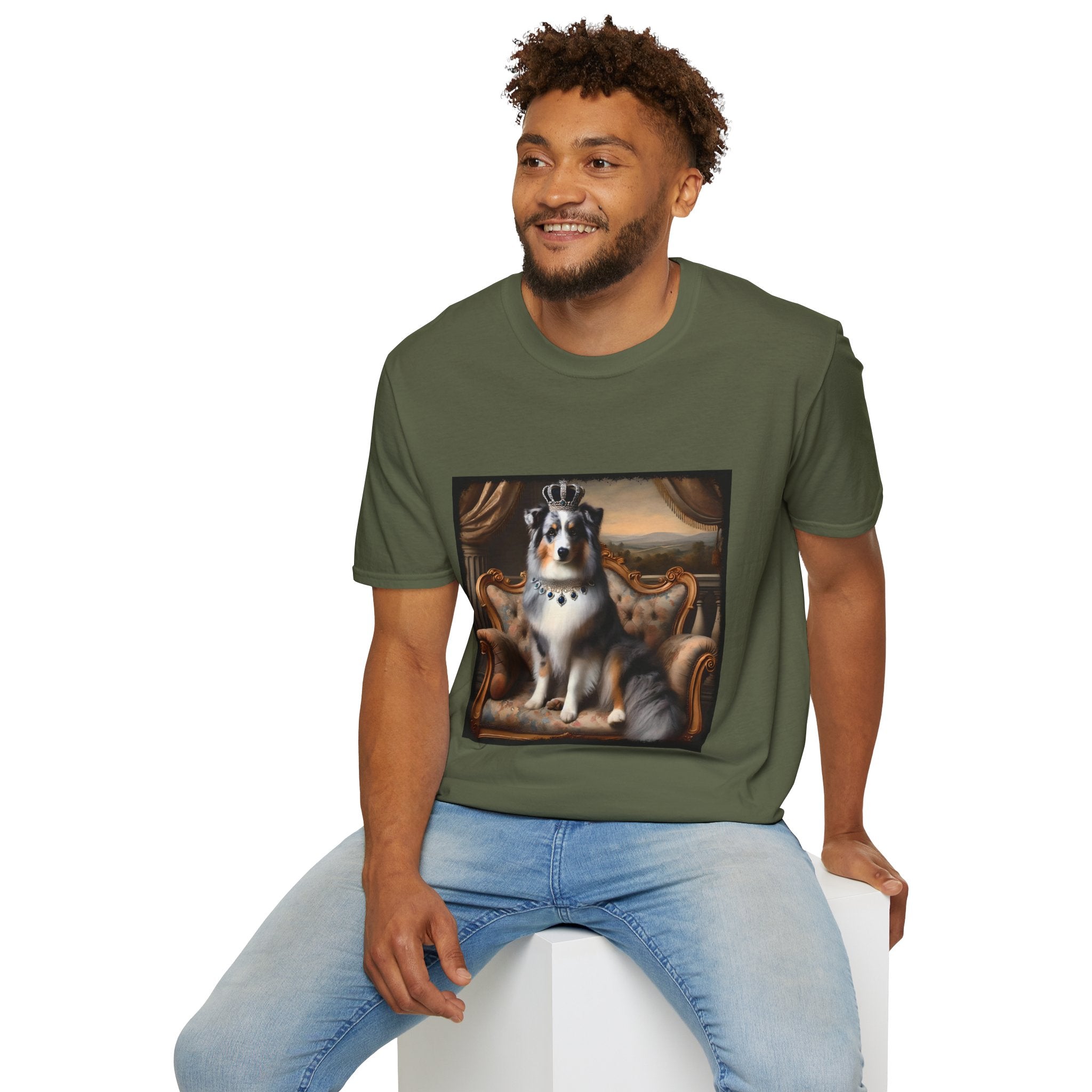Miniature American Shepherd Posh Princess | Unisex Dog T-Shirt
