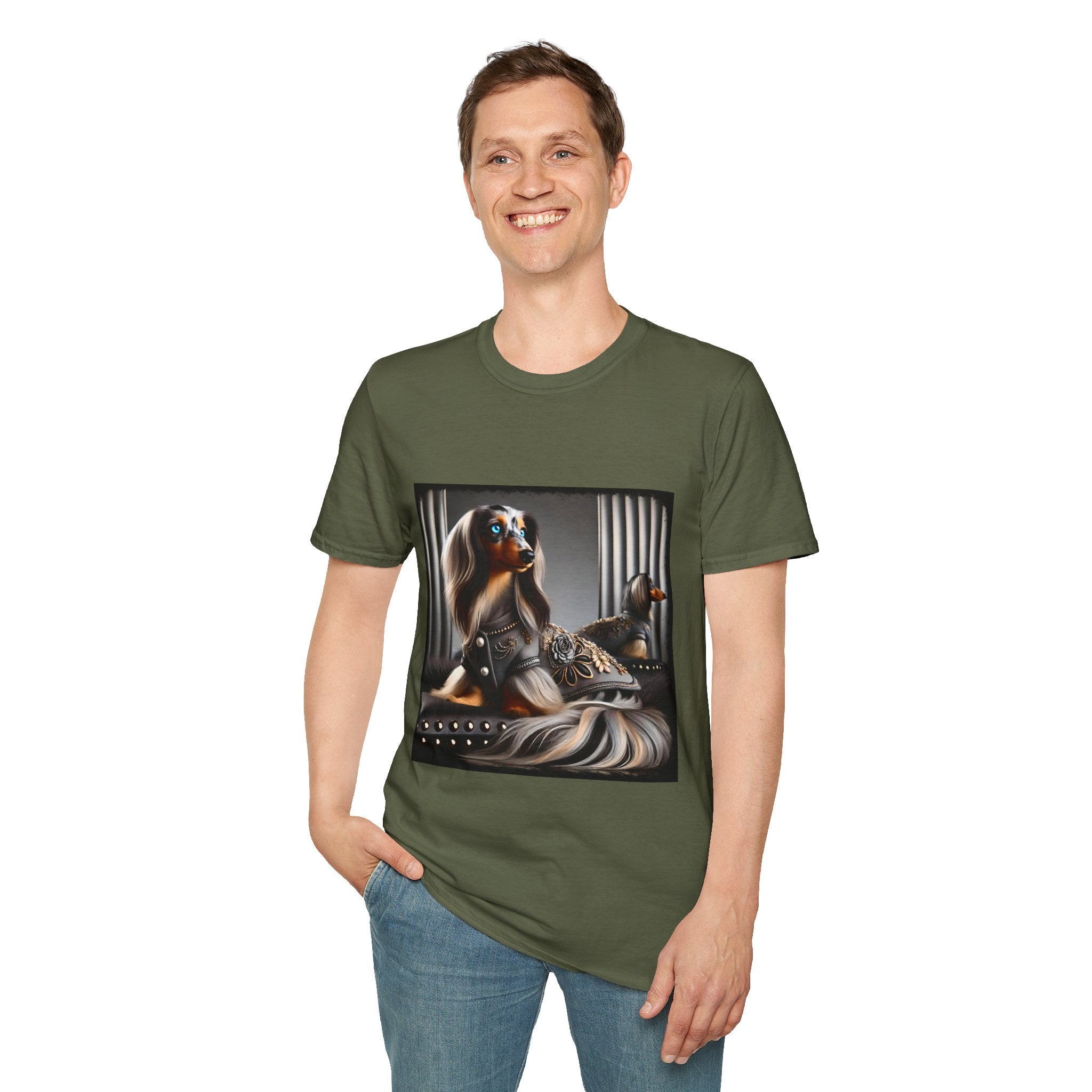 Dachshund Elegant Chic | Unisex Dog T-Shirt