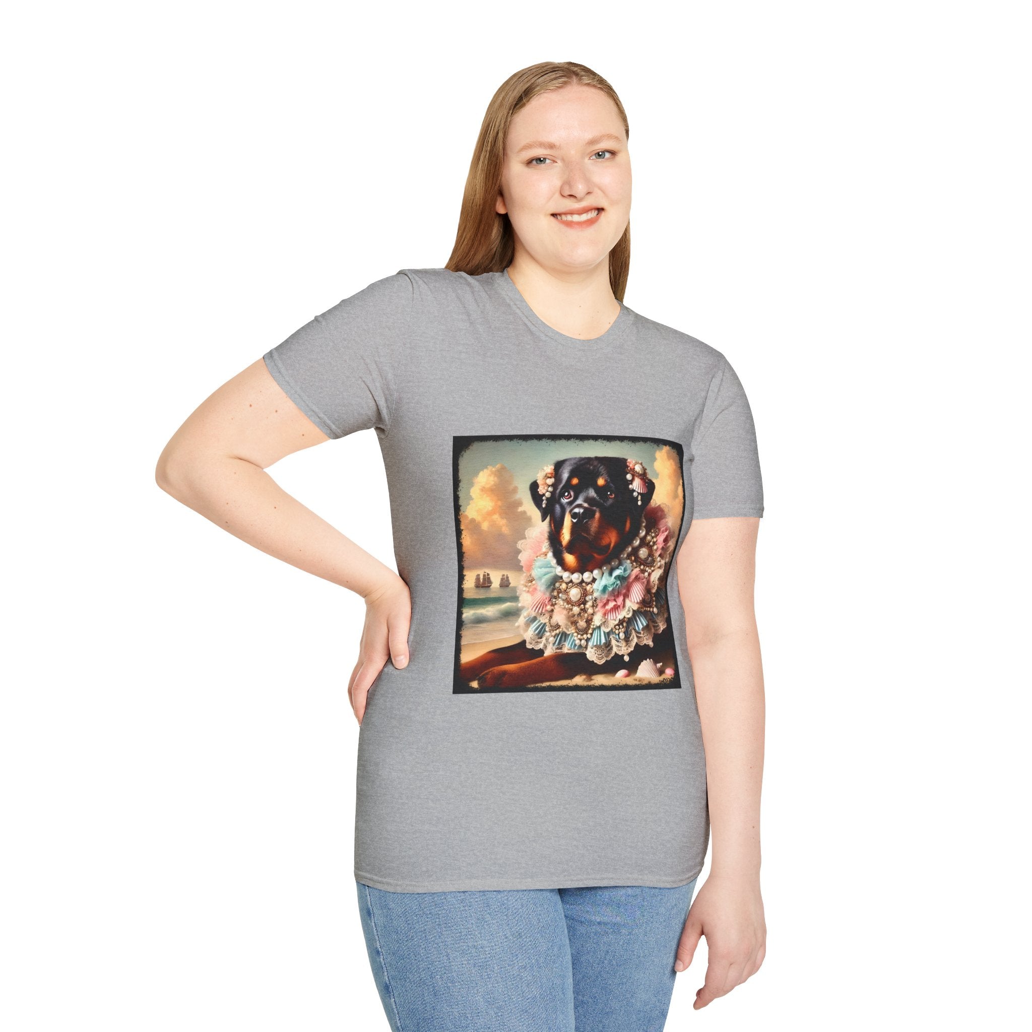 Rottweiler Beach Beauty | Unisex Dog T-Shirt
