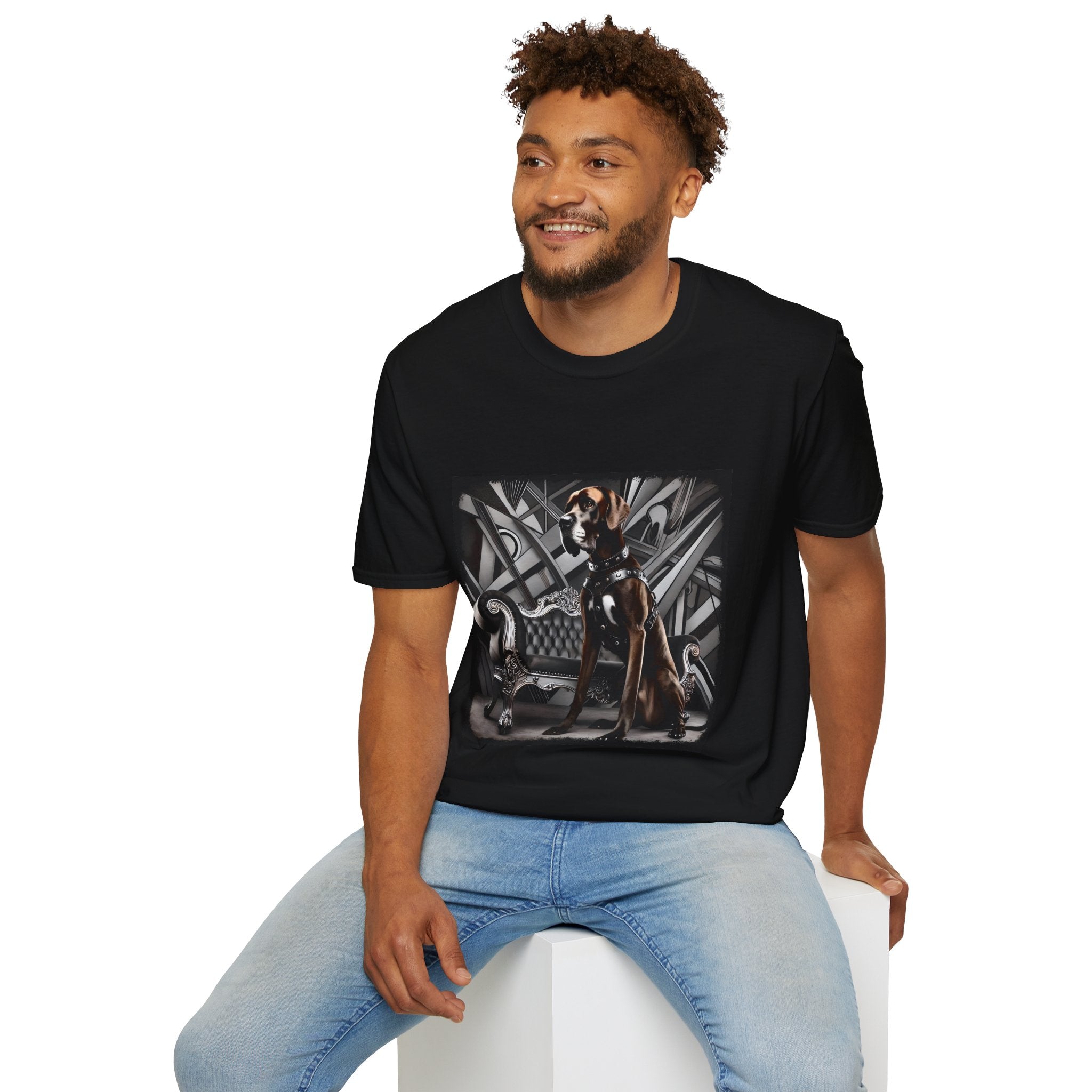 Great Dane Rebel Rocker | Unisex Dog T-Shirt