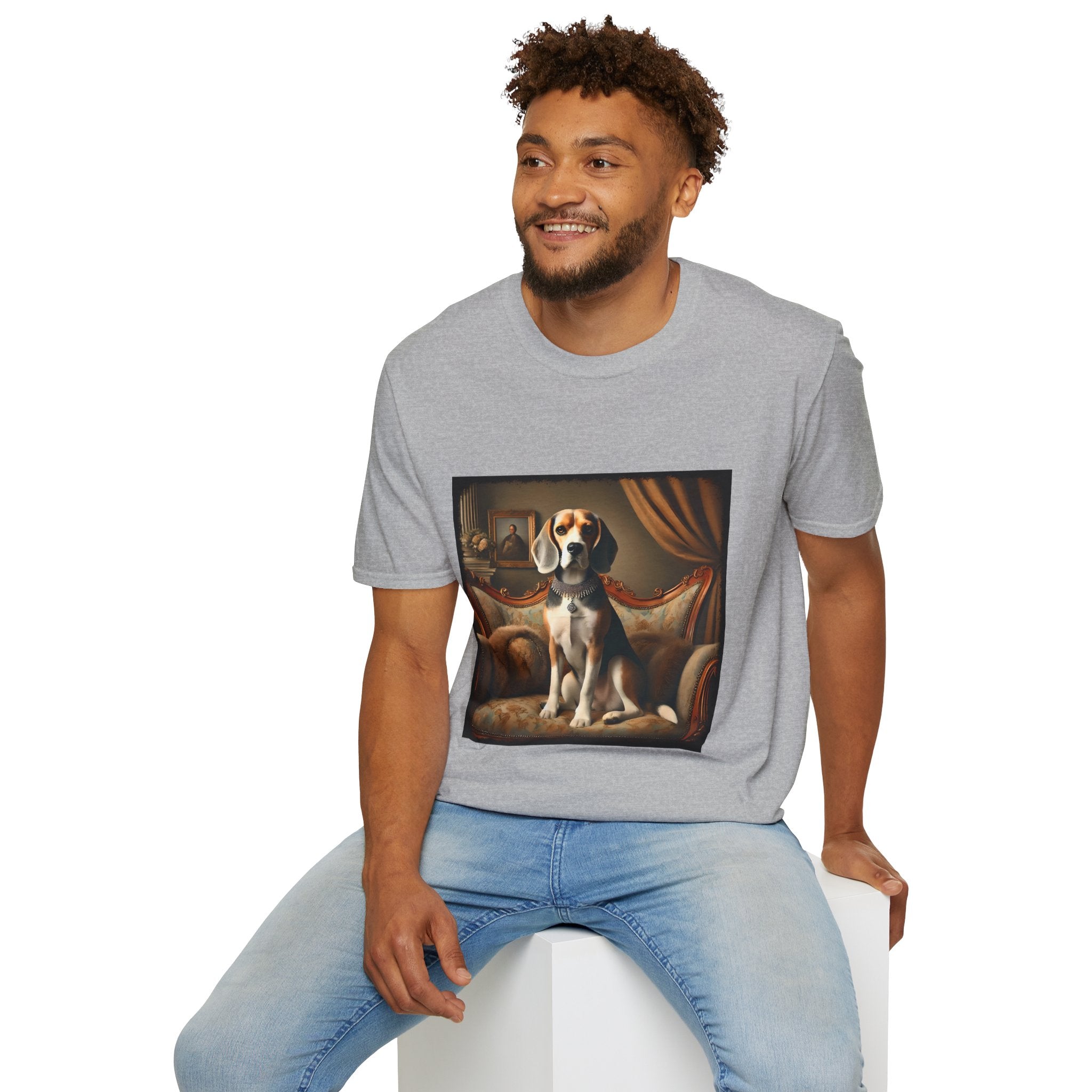 Beagle Princess Blue | Unisex Dog T-Shirt