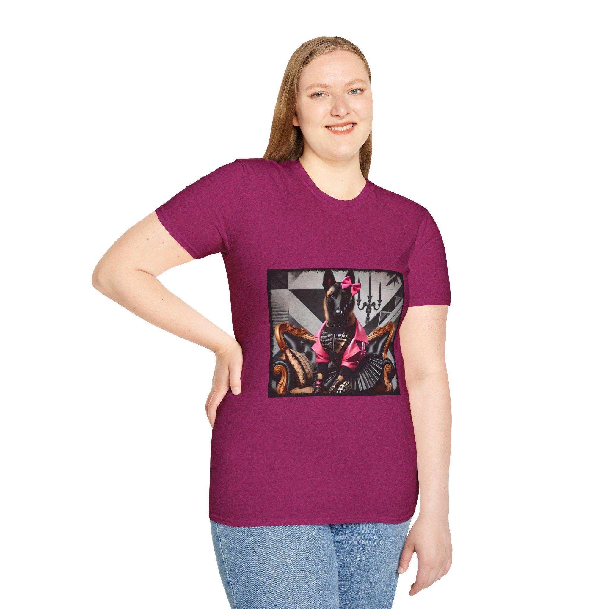Belgian Malinois Pink Rocker | Unisex Dog T-Shirt