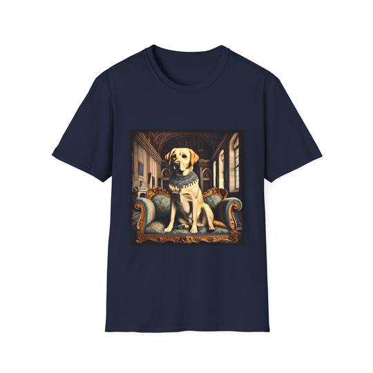 Labrador Retriever Diamond Princess design dog lover unisex t-shirt in navy