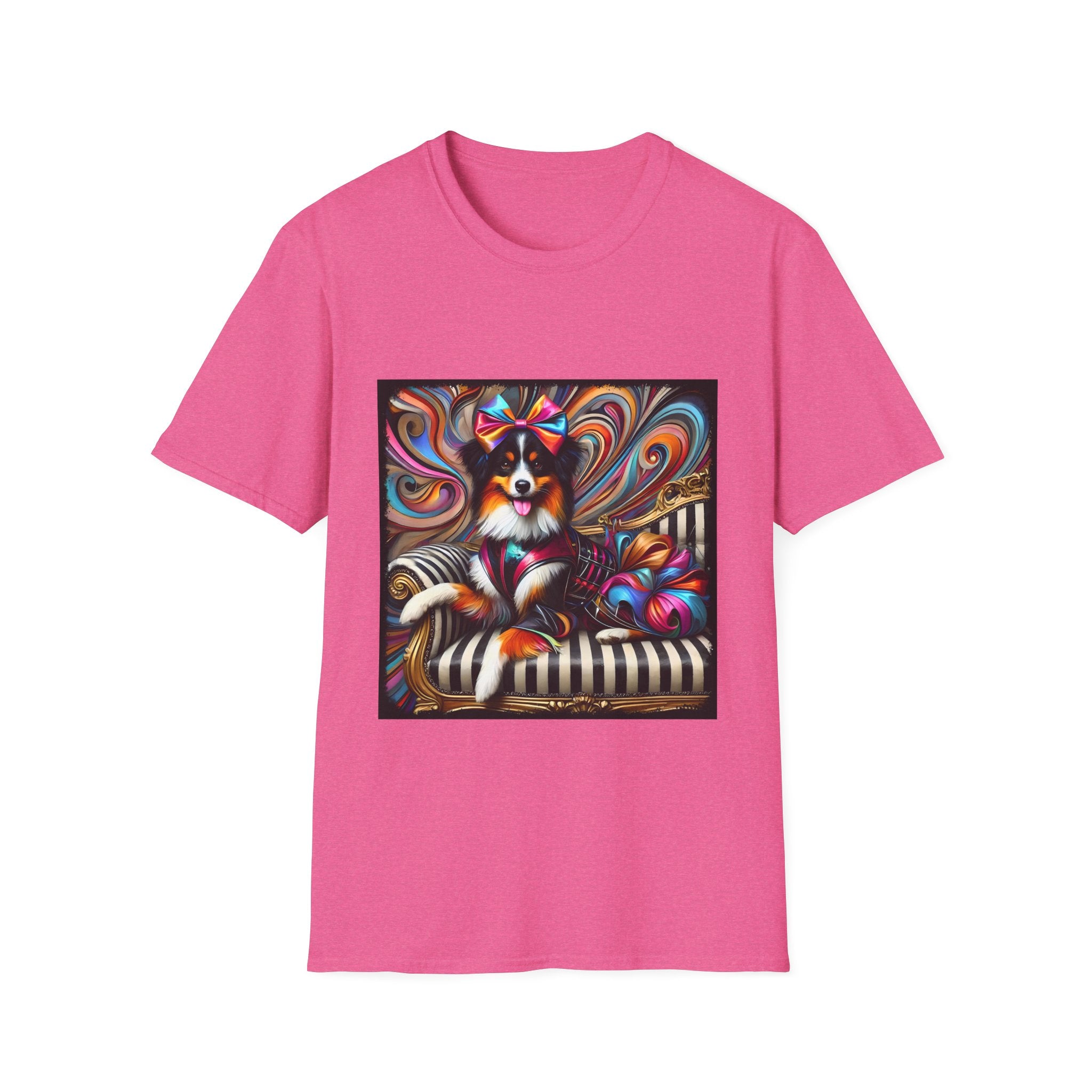 Australian Shepherd Bold Glam Rocker | Unisex Dog T-Shirt
