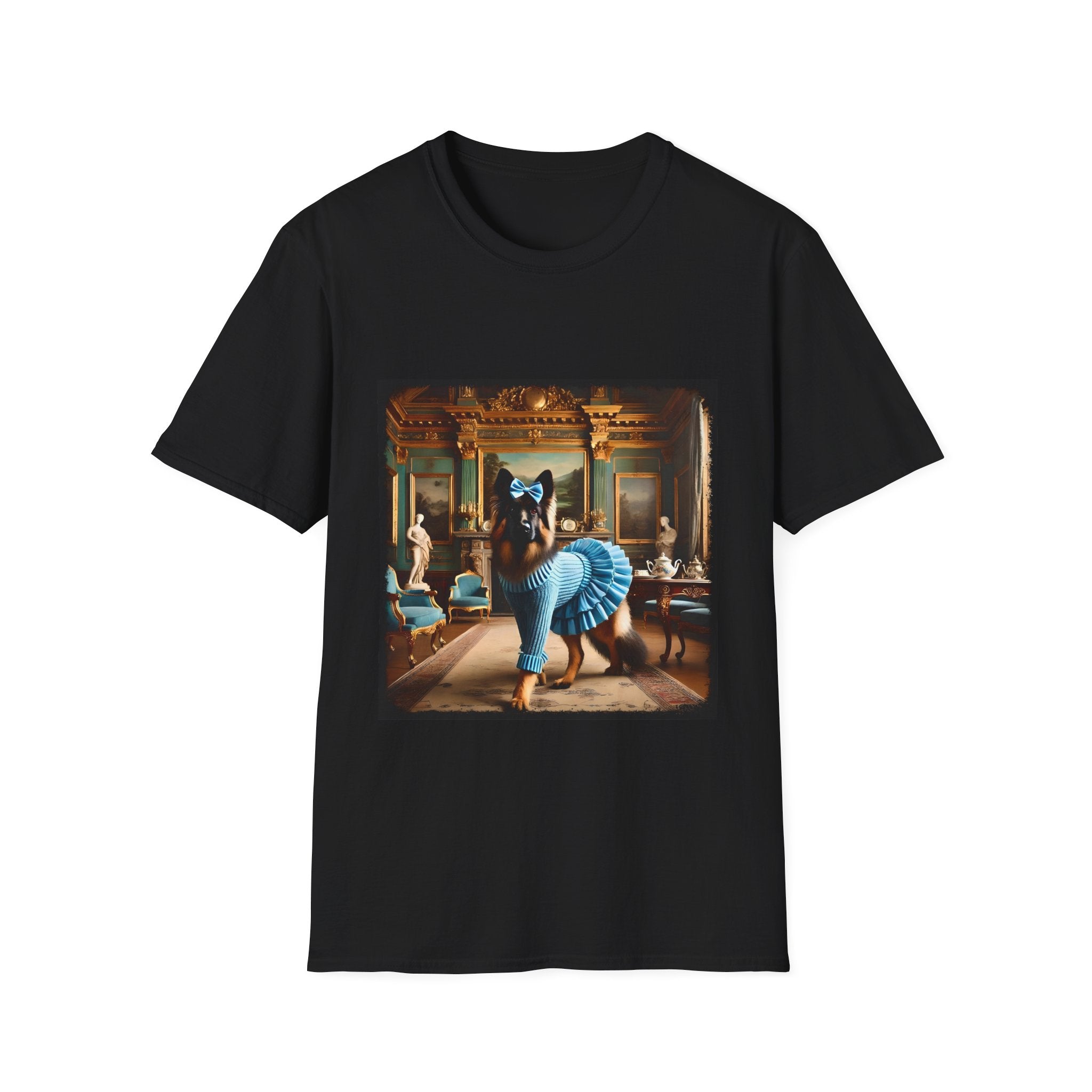 German Shepherd Posh Prep | Unisex Dog T-Shirt