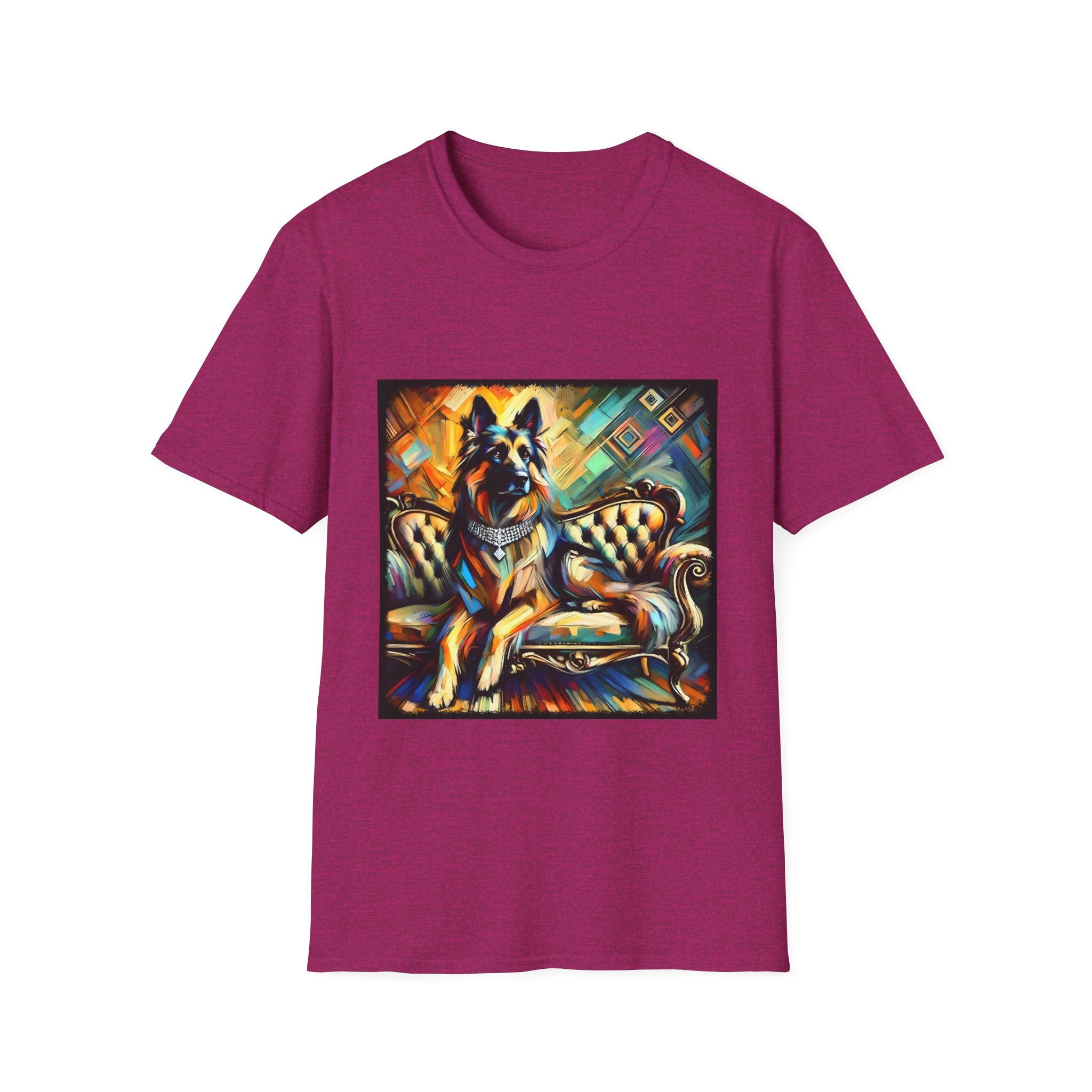 German Shepherd Diamond Multicolor Classic | Unisex Dog T-Shirt