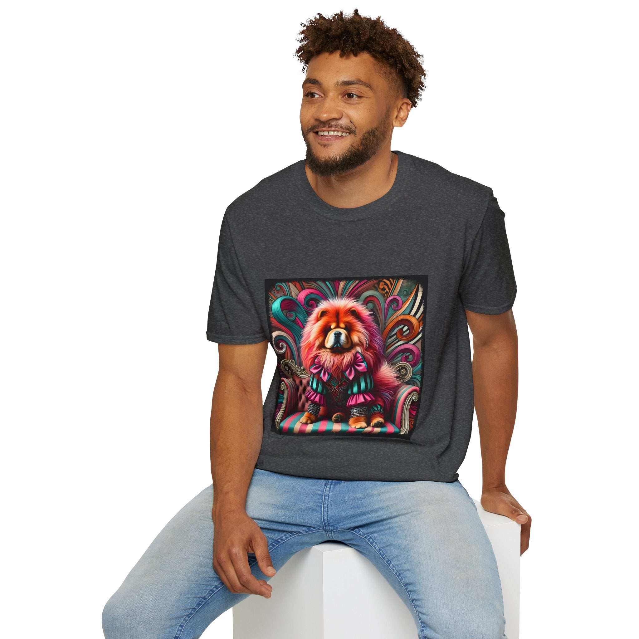 Chow Chow Pink Rocker | Unisex Dog T-Shirt