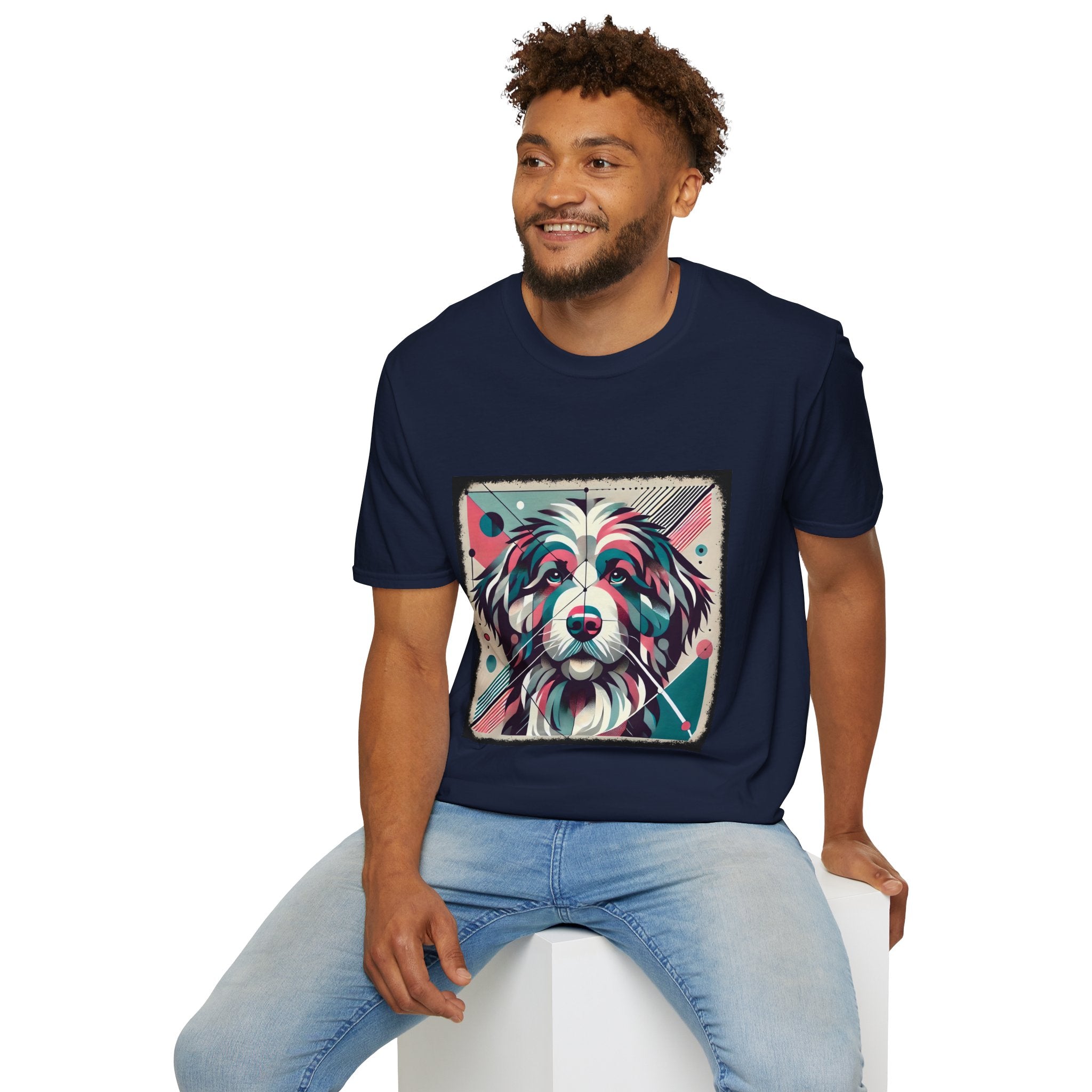 Goldendoodle Bold Geometric | Unisex Dog T-Shirt