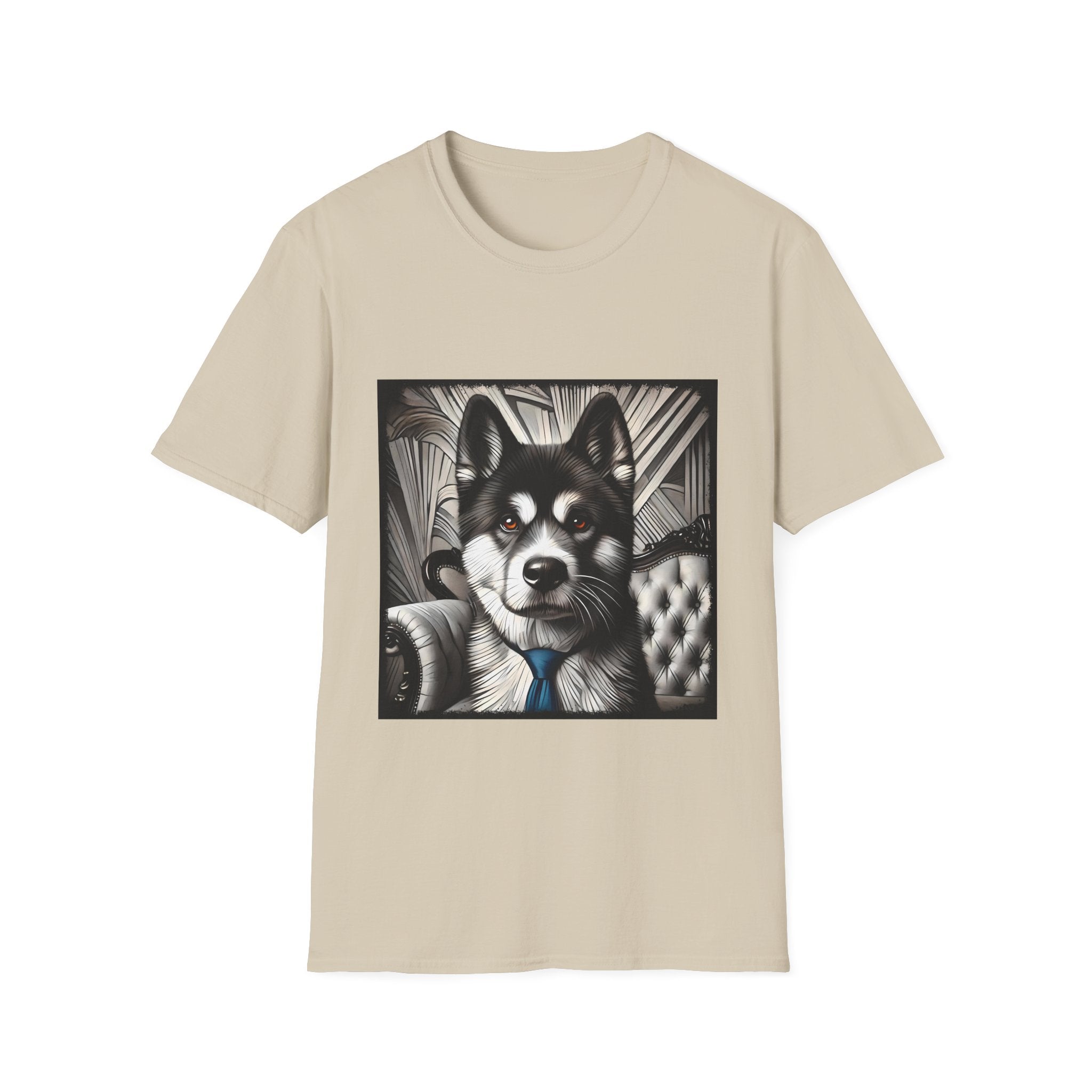 Akita Shirt | B&W Bold Eyes Dog Lover Tee