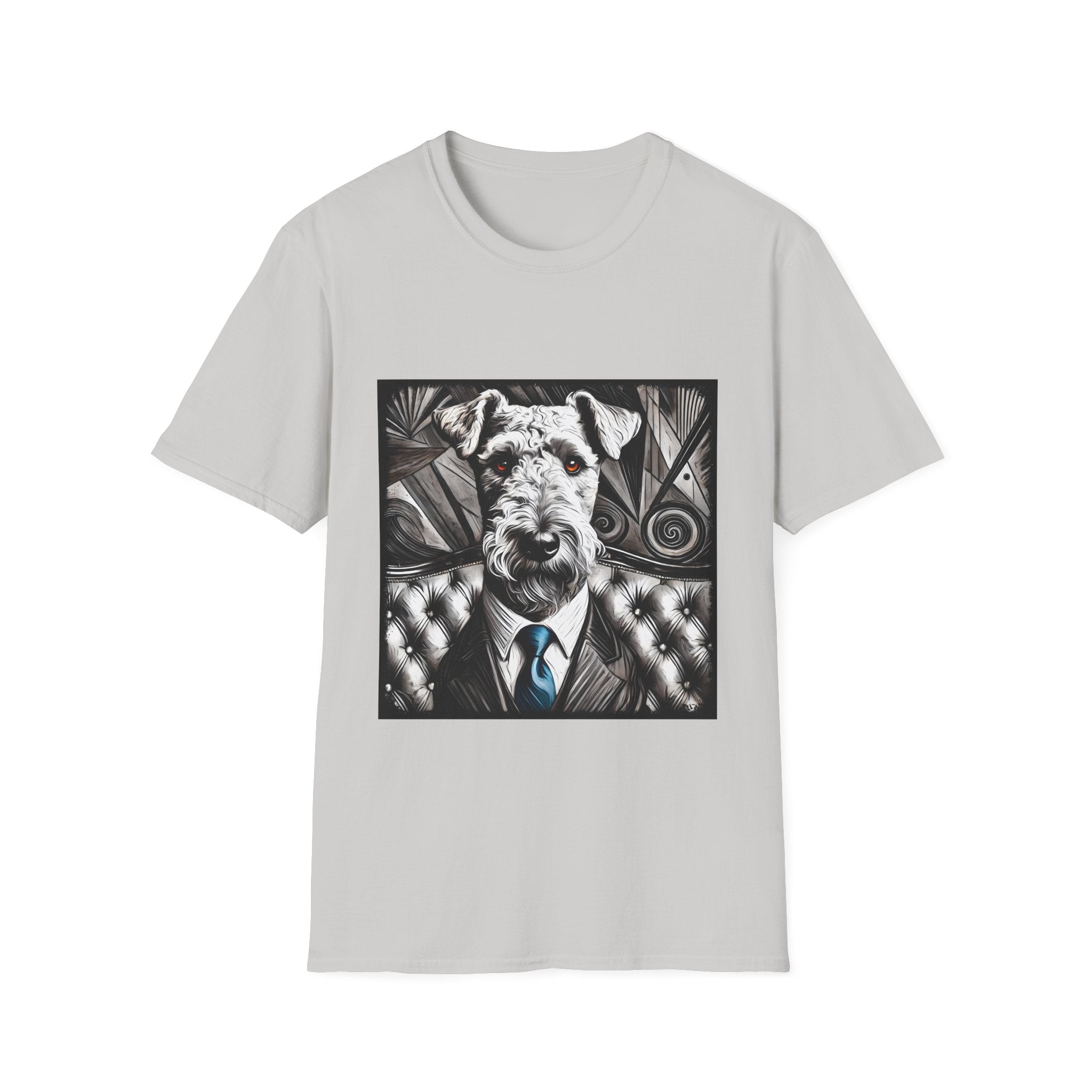 Airedale Terrier Shirt | B&W Bold Eyes Dog Lover Tee