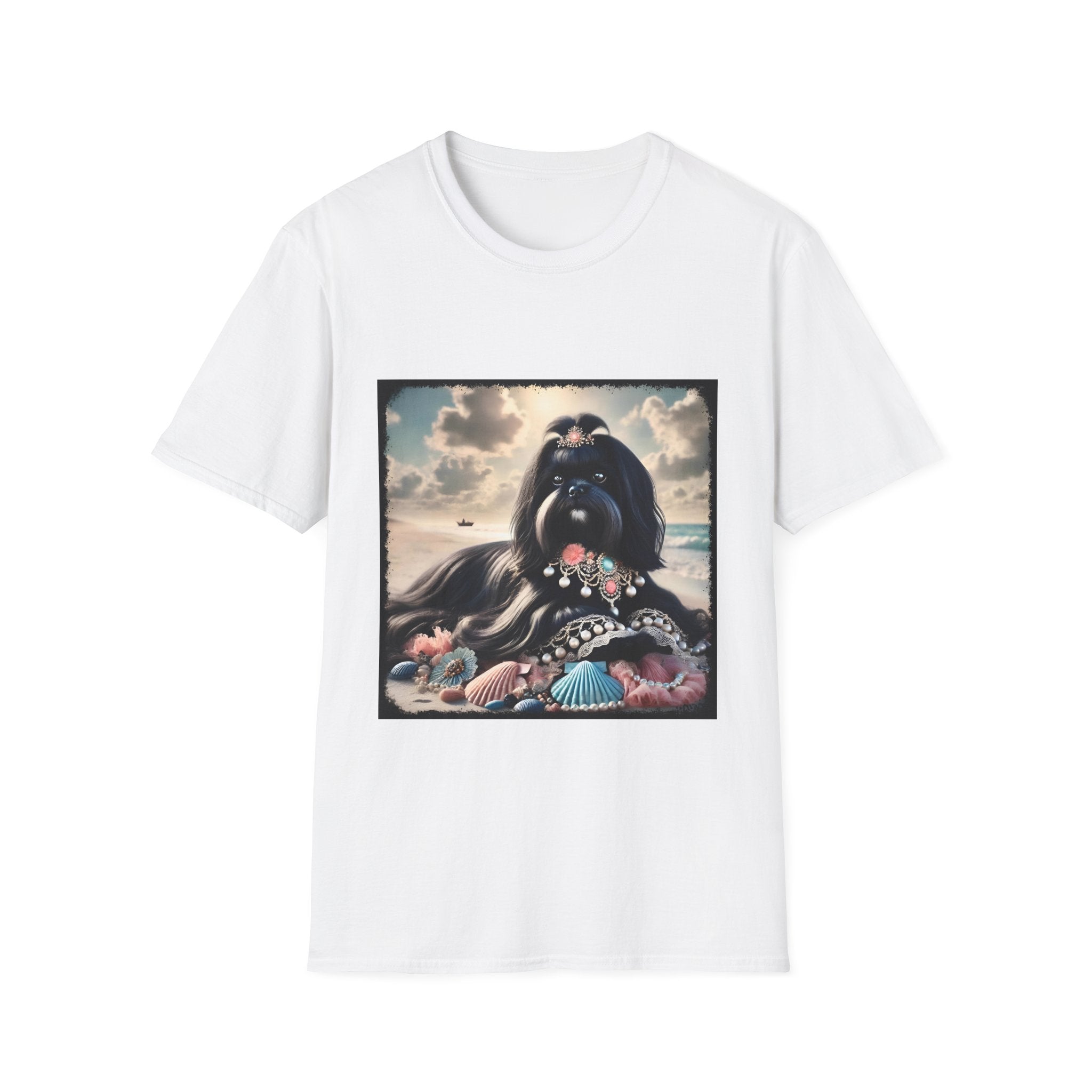 Shih Tzu Shell Chic | Unisex Dog T-Shirt