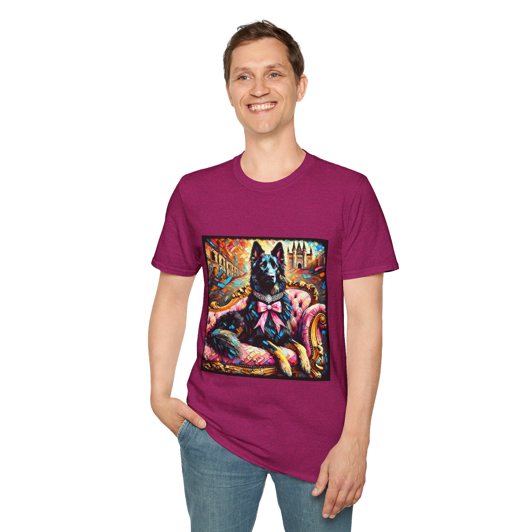 German Shepherd Diamond Princess Classic  | Unisex Dog T-Shirt