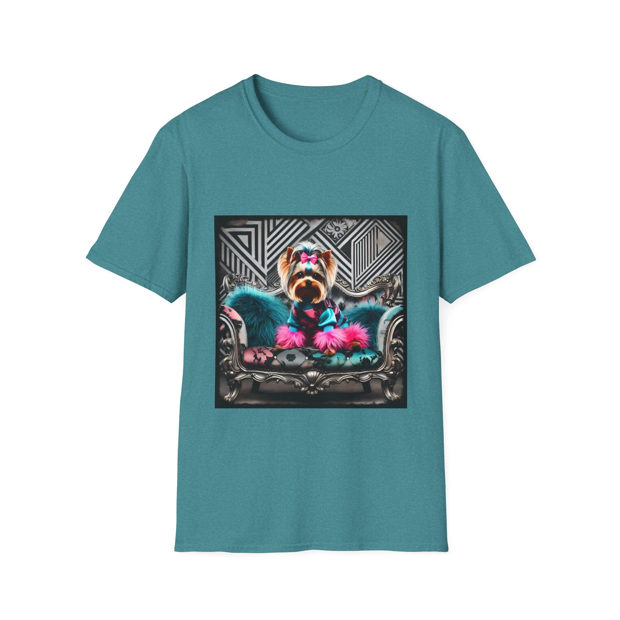 Yorkshire Terrier Chic Rocker | Unisex Dog T-Shirt