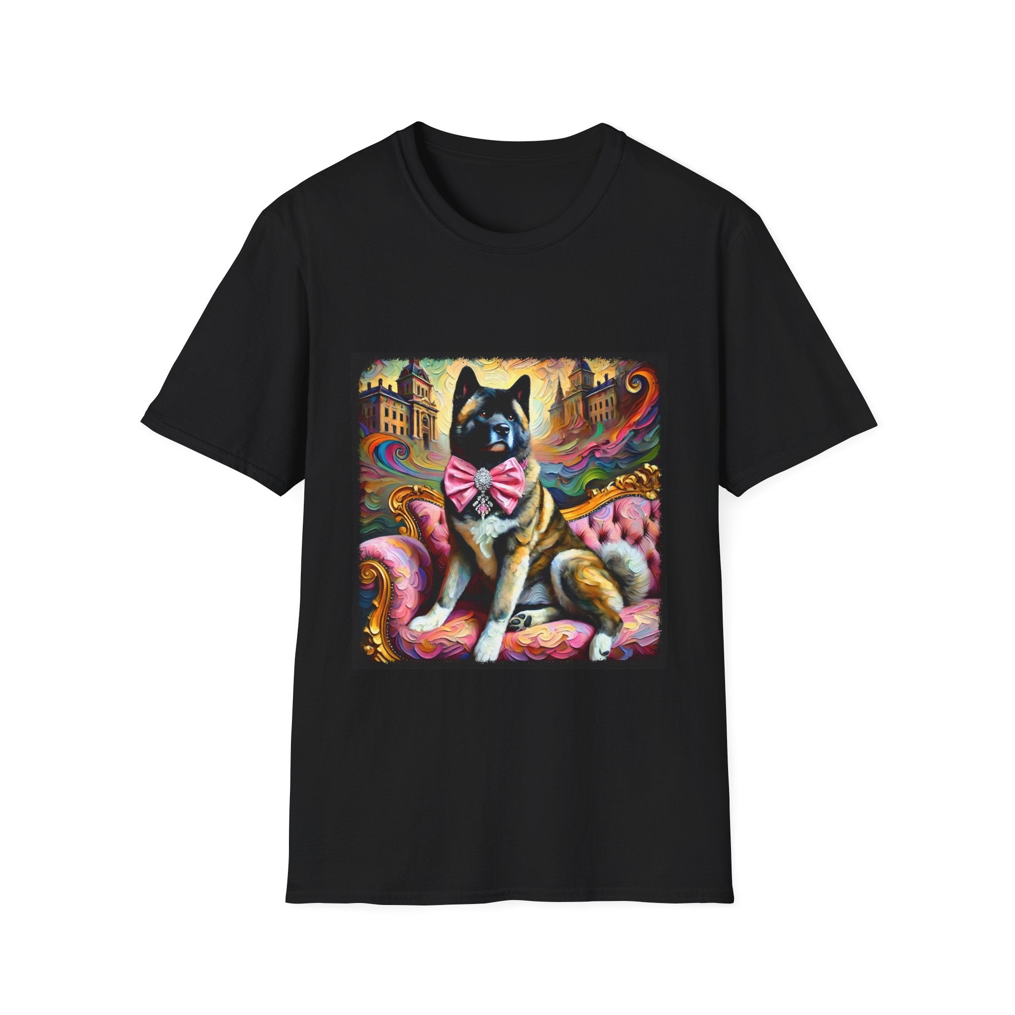 Akita Shirt | Diamond Bow Classic Dog Lover Tee