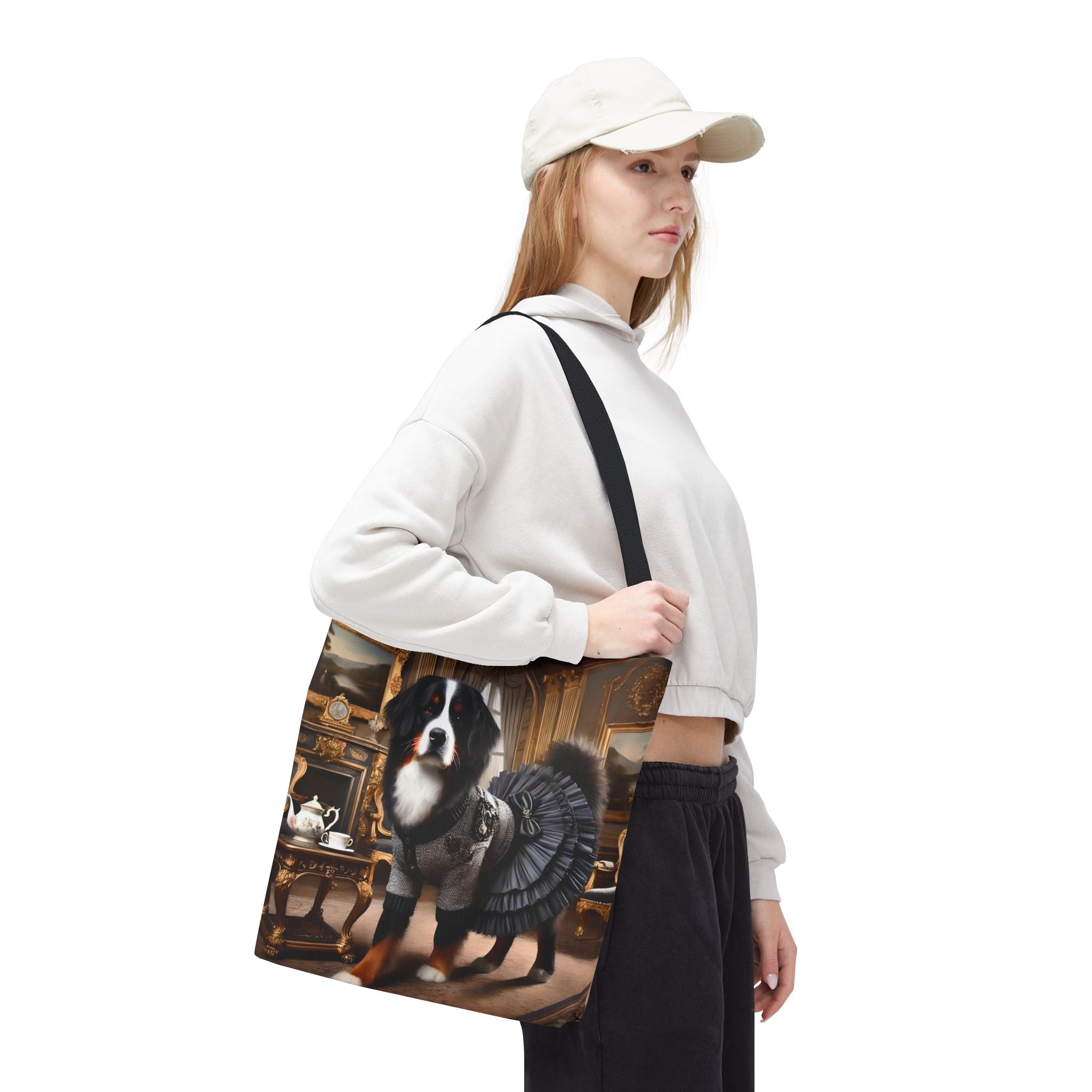 Bernese Mountain Dog Tote Bag | Prep Princess Dog Lover Gift