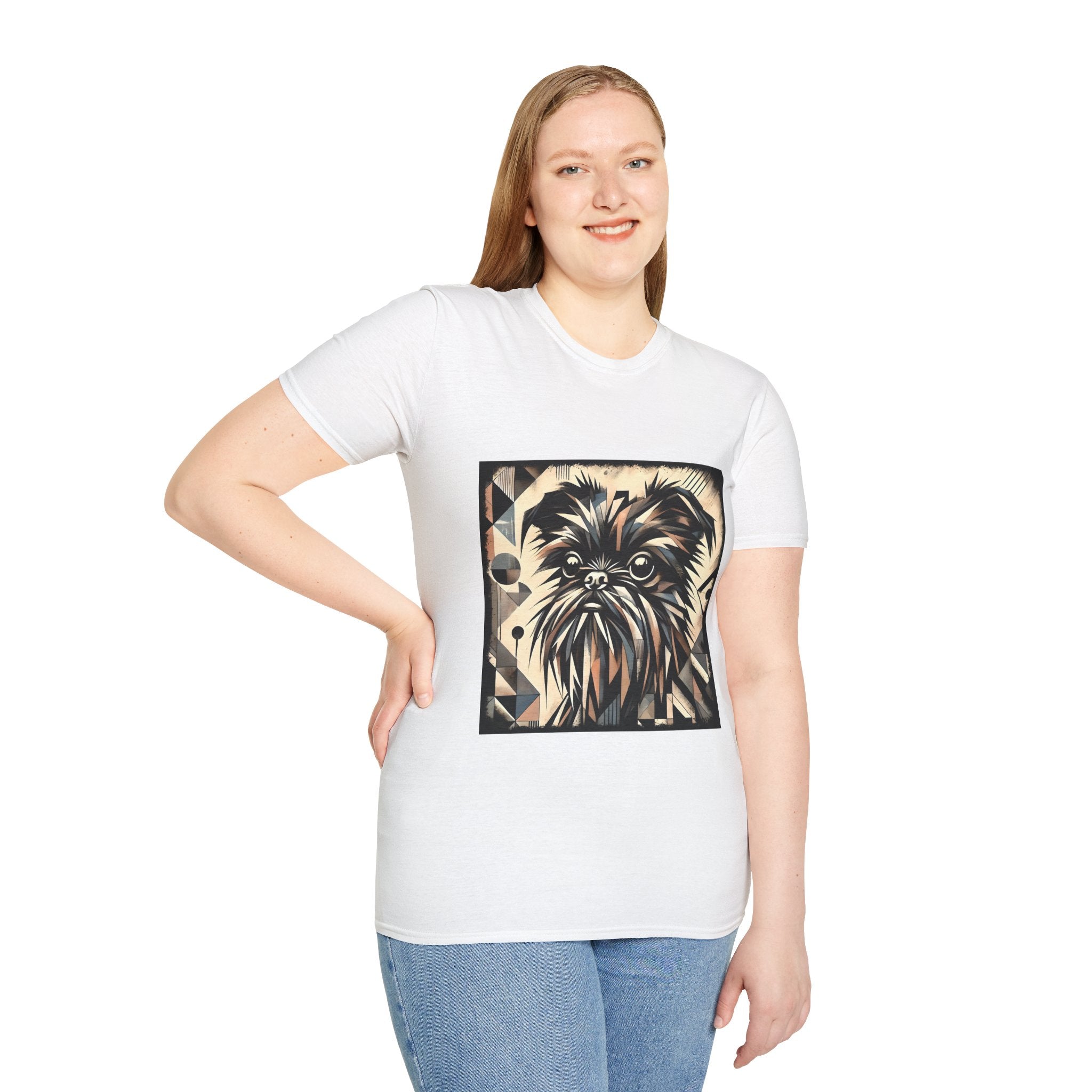 Brussels Griffon Bold Geometric | Unisex Dog T-Shirt
