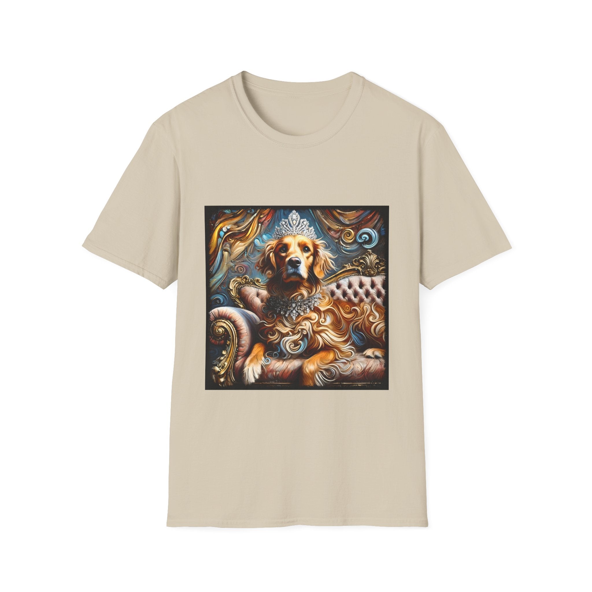 Golden Retriever Shirt | Diamond Diva Swirl Dog Lover Tee