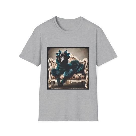 Labrador Retriever Emerald Fierce design dog lover unisex t-shirt in sport grey