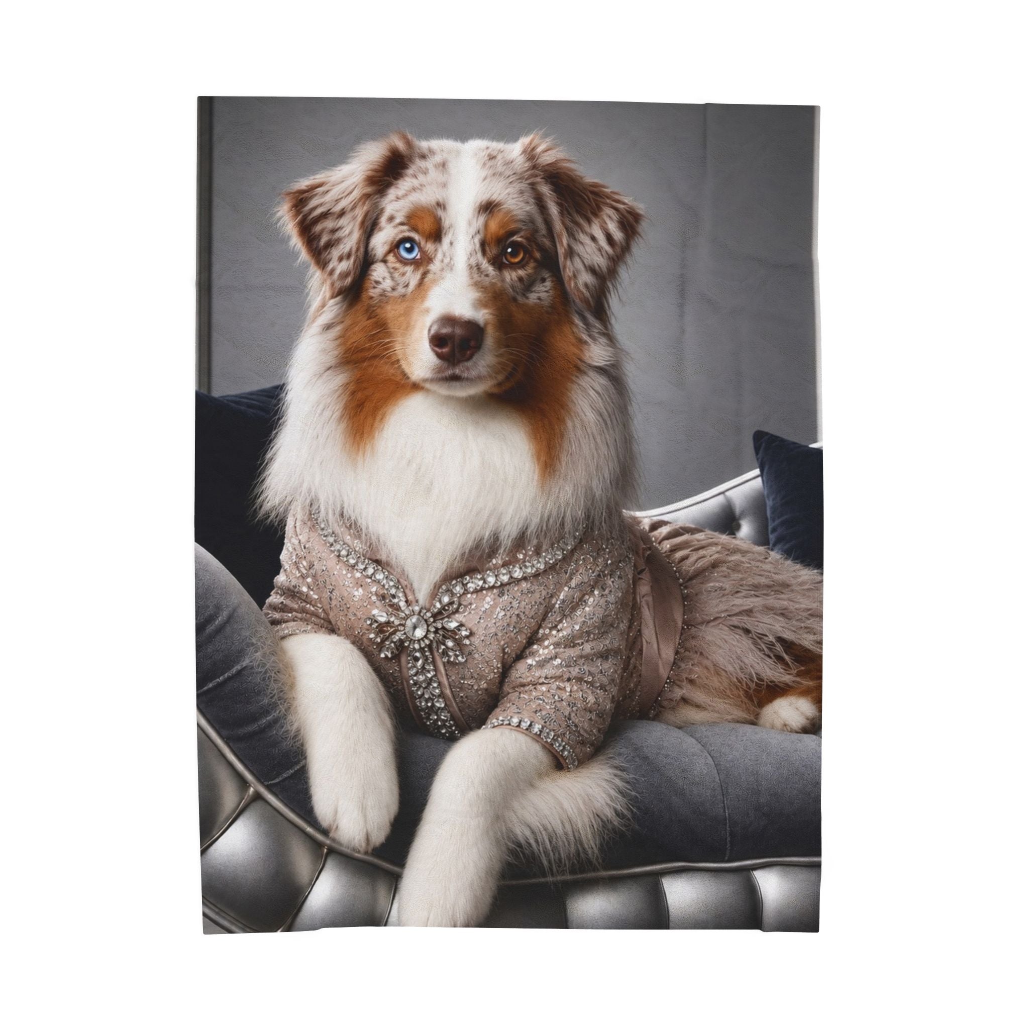 Australian Shepherd Blanket | Champagne Duchess Dog Lover Gift