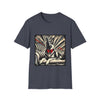 German Shepherd B&W Red Bow | Unisex Dog T-Shirt