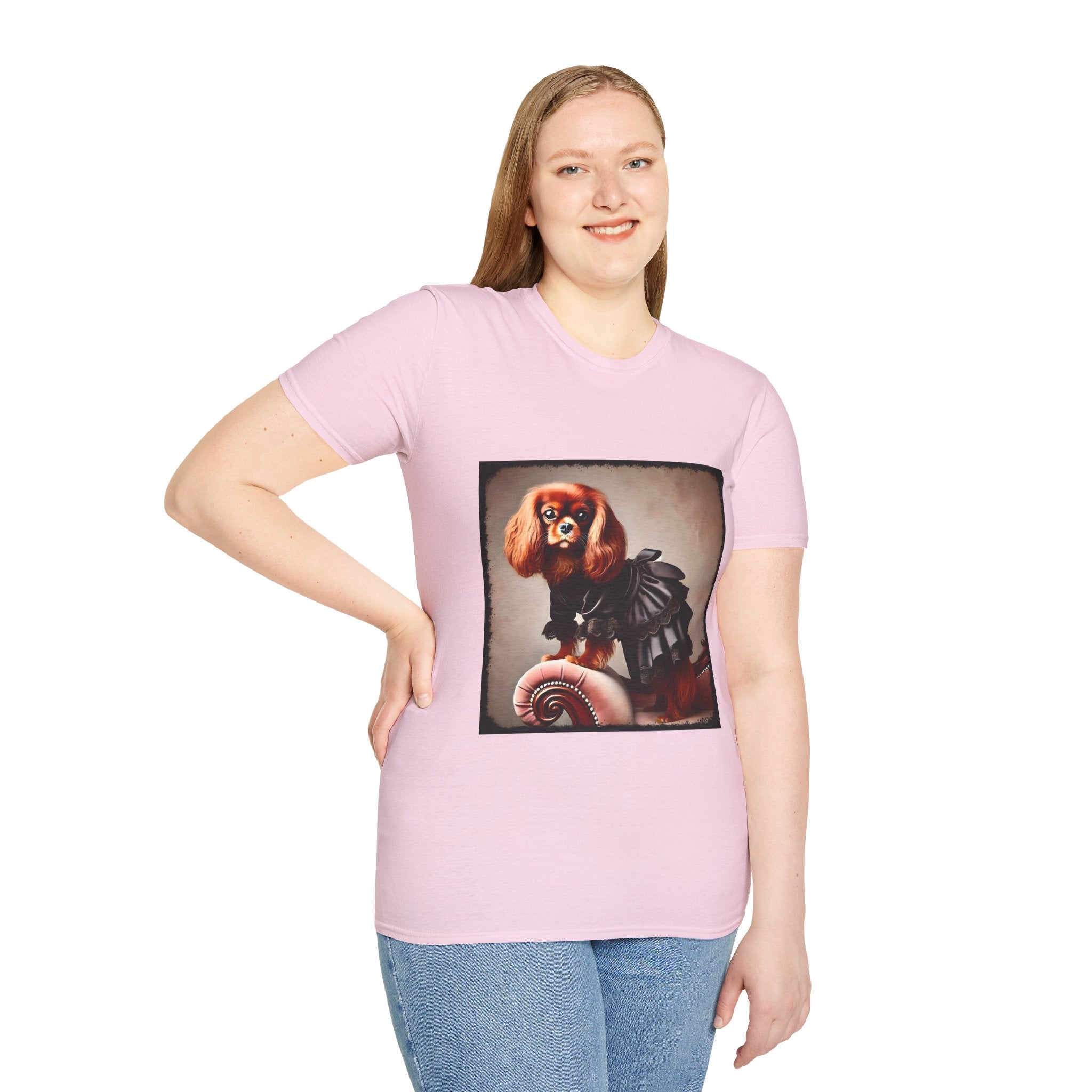 Cavalier King Charles Spaniel Edgy Muse | Unisex Dog T-Shirt