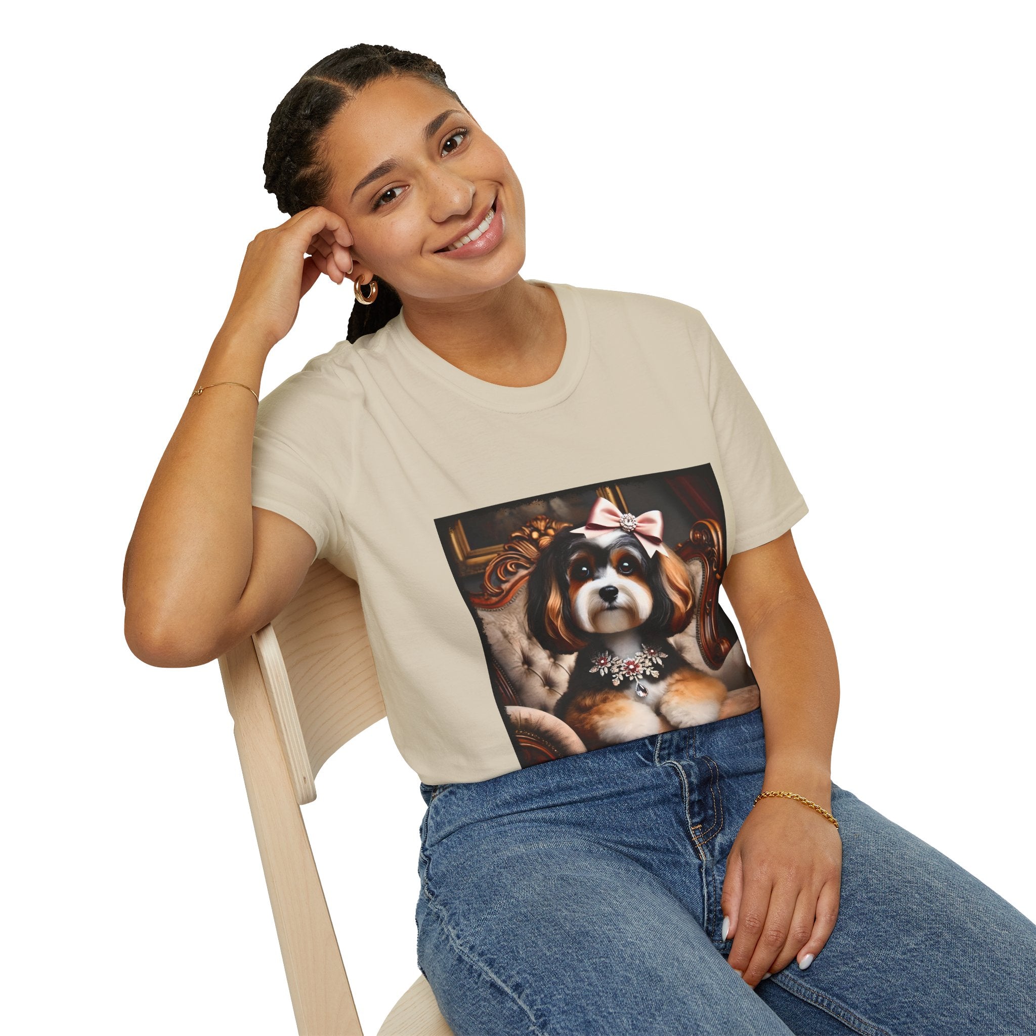 Cavapoo Diamond Doll | Unisex Dog T-Shirt