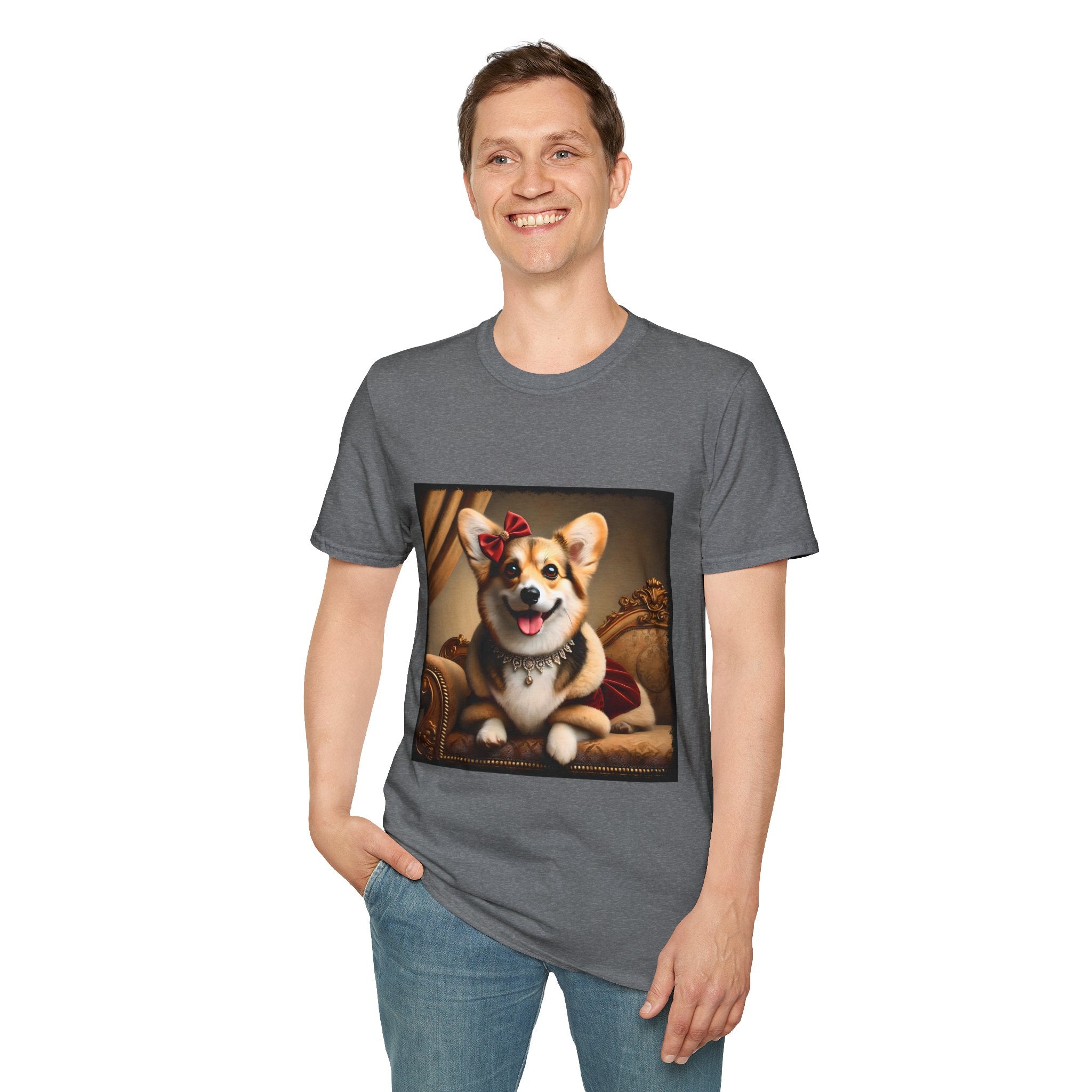 Pembroke Welsh Corgi Red Velvet Princess | Unisex Dog T-Shirt
