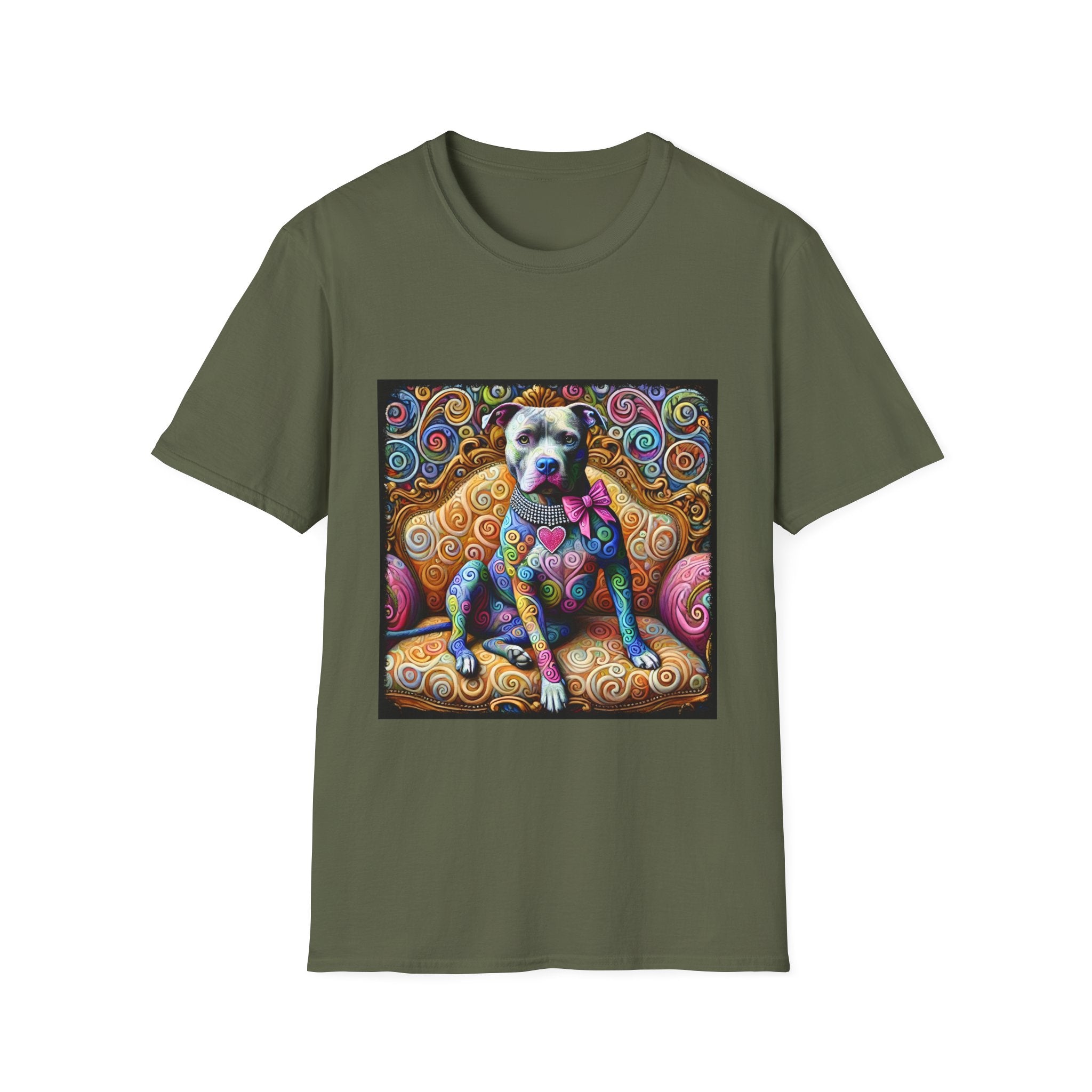 American Pit Bull Terrier Shirt | Love Swirl Dog Lover Tee
