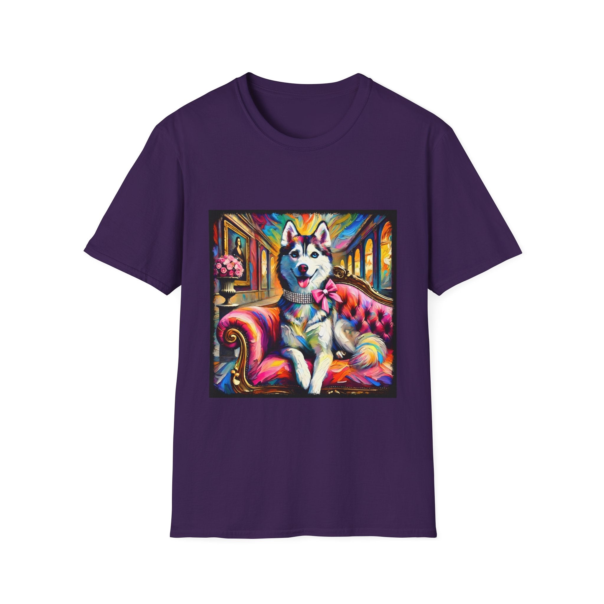 Siberian Husky Pink Princess Classic | Unisex Dog T-Shirt